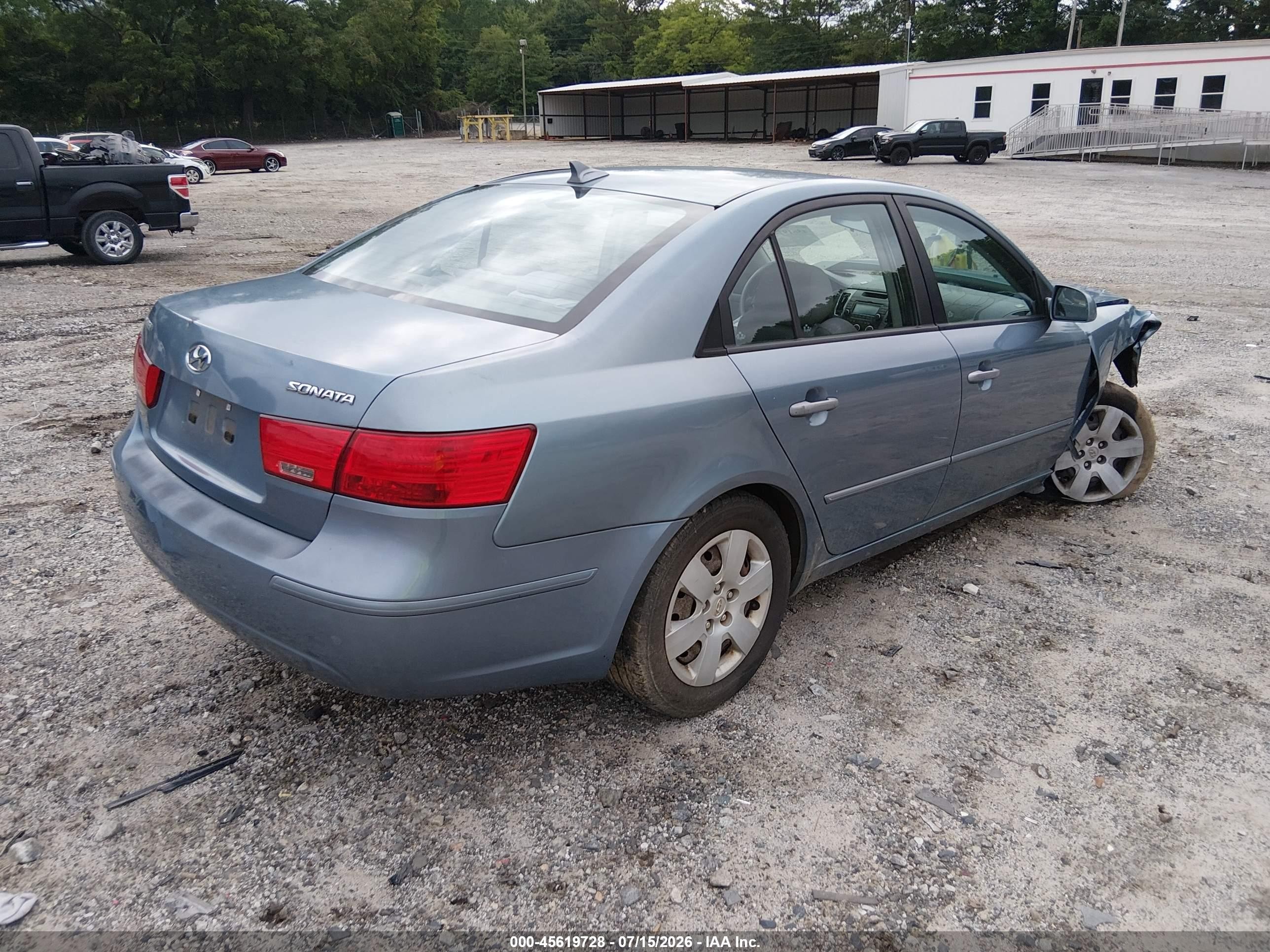 2009 Hyundai Sonata Gls Blue vin: 5NPET46C89H454177
