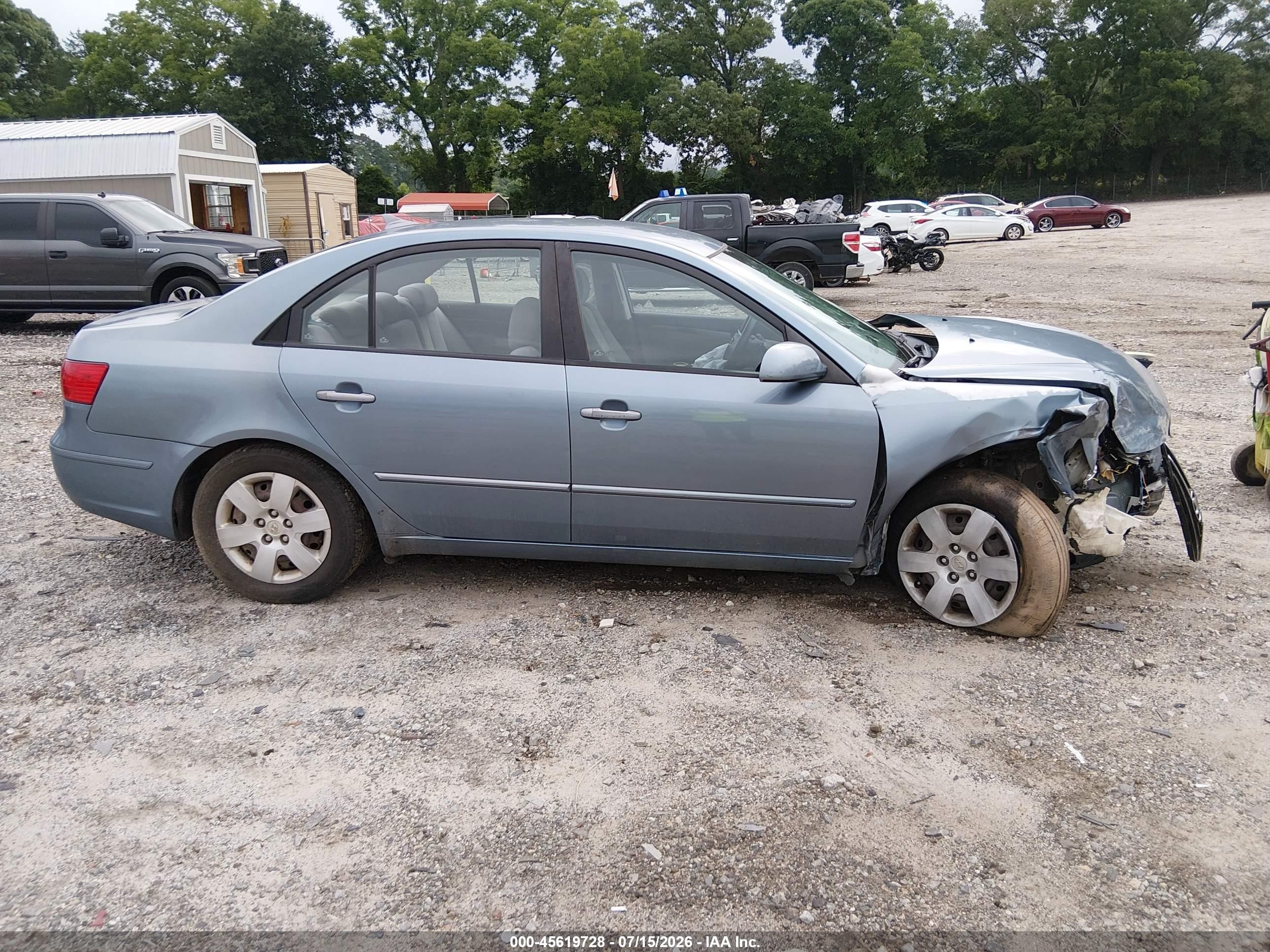 2009 Hyundai Sonata Gls Blue vin: 5NPET46C89H454177
