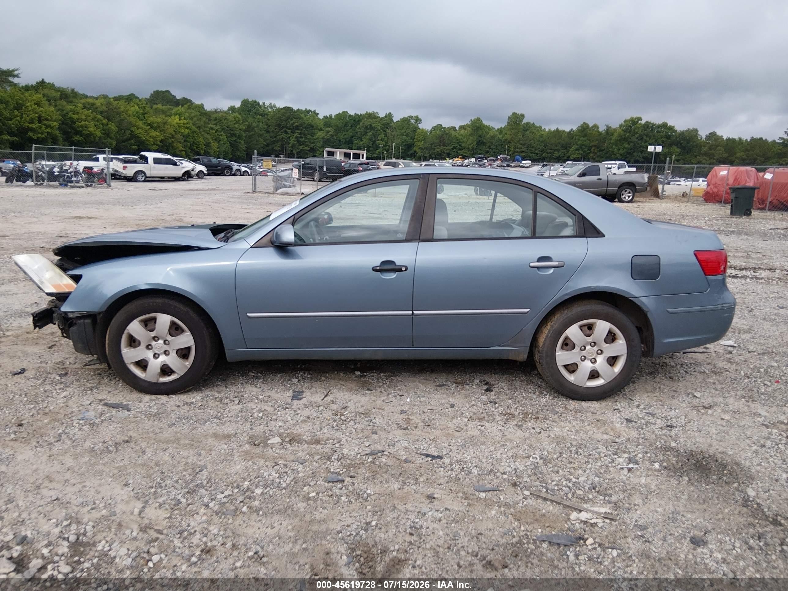 2009 Hyundai Sonata Gls Blue vin: 5NPET46C89H454177