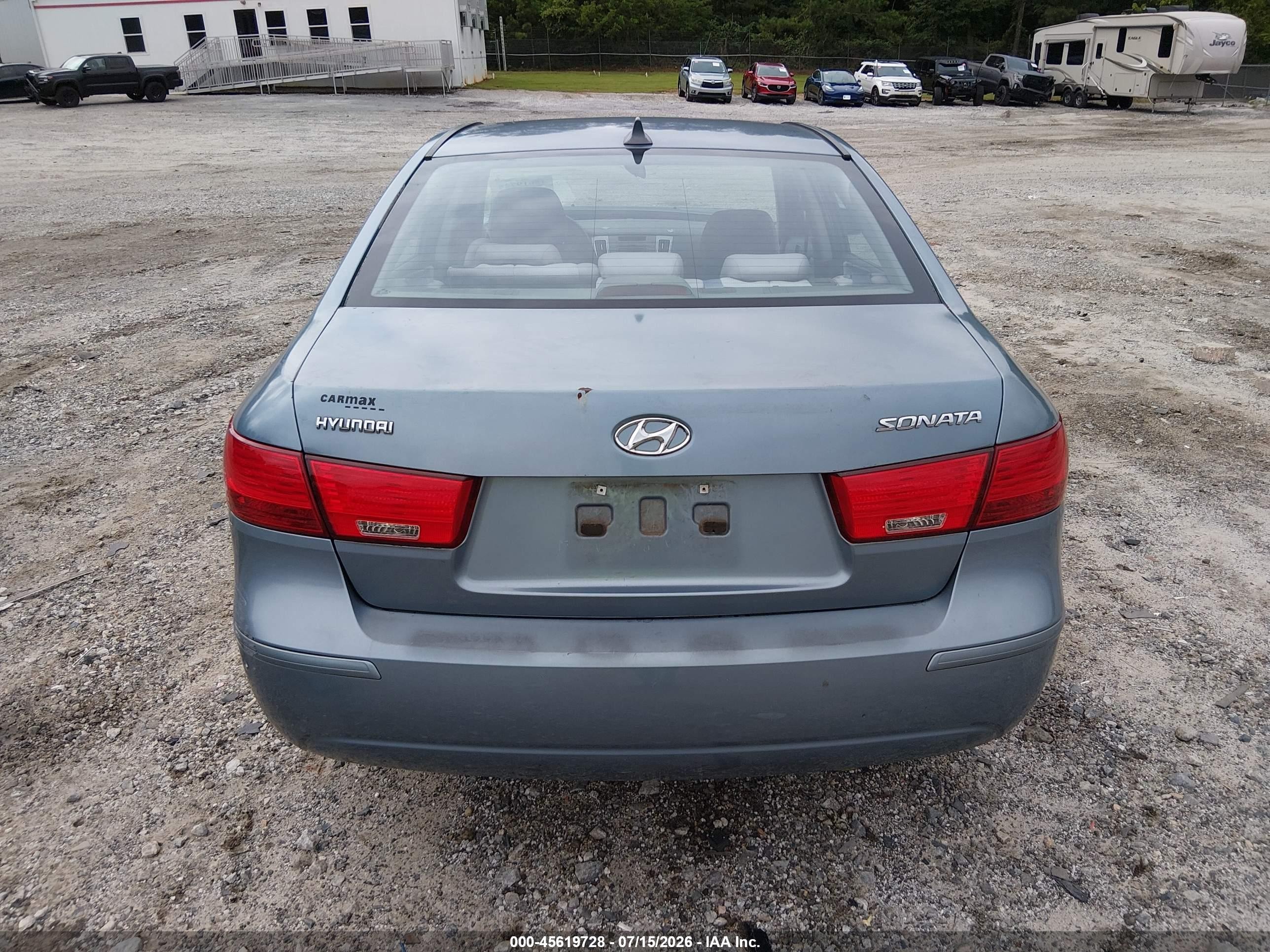 2009 Hyundai Sonata Gls Blue vin: 5NPET46C89H454177
