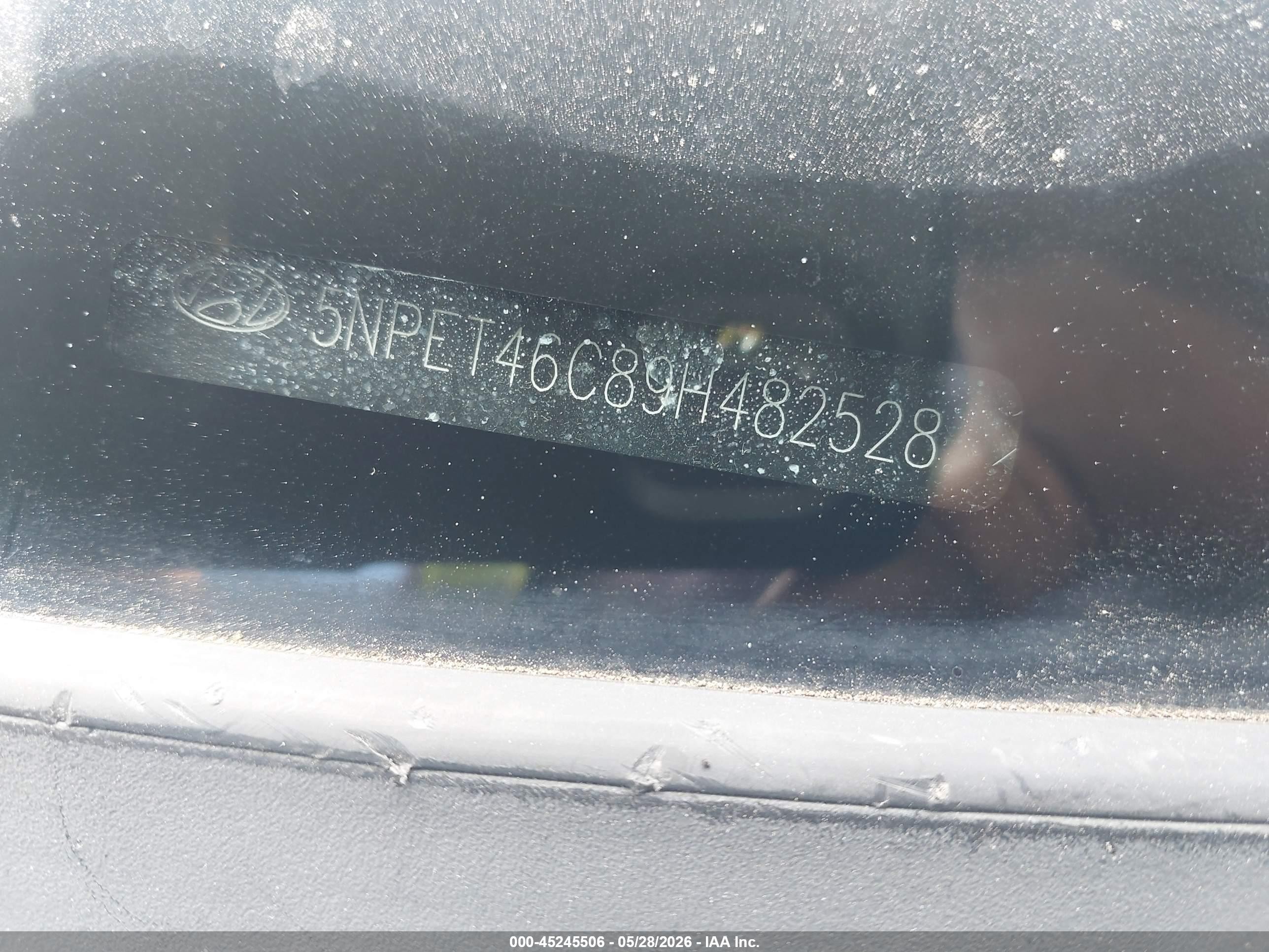 2009 Hyundai Sonata Gls Бордовый vin: 5NPET46C89H482528