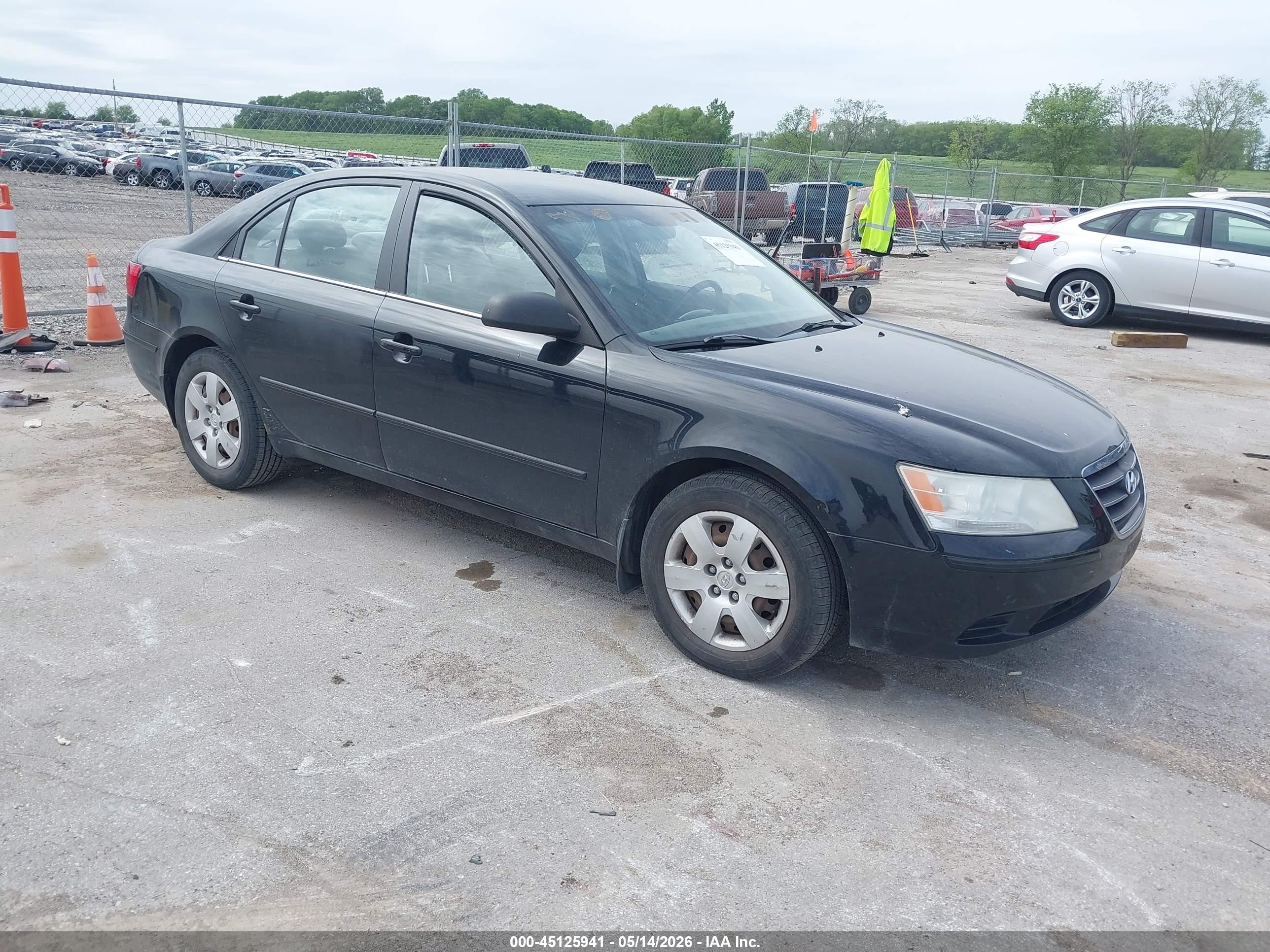 2009 Hyundai Sonata Gls Black vin: 5NPET46C89H483842