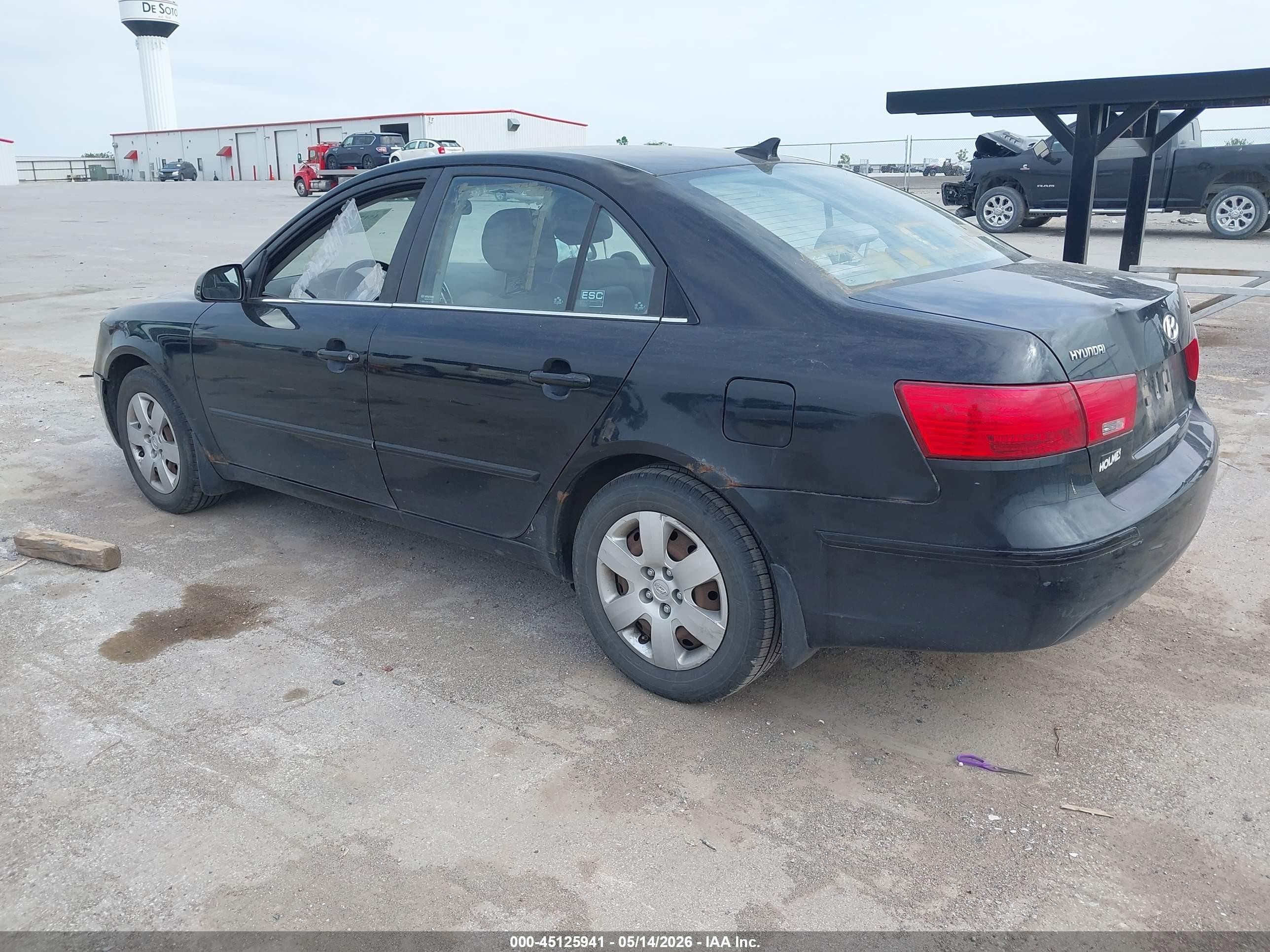 2009 Hyundai Sonata Gls Black vin: 5NPET46C89H483842