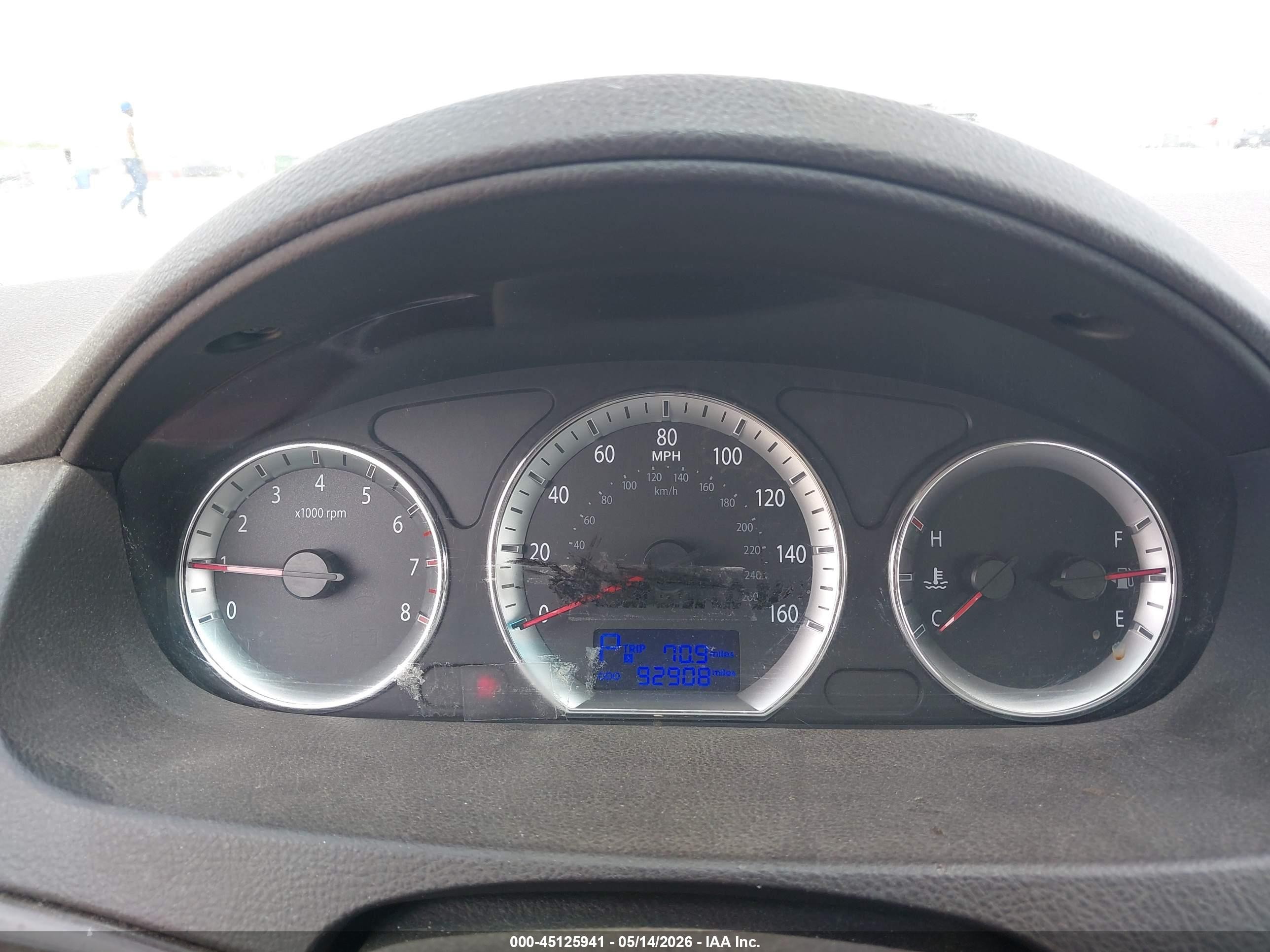 2009 Hyundai Sonata Gls Black vin: 5NPET46C89H483842