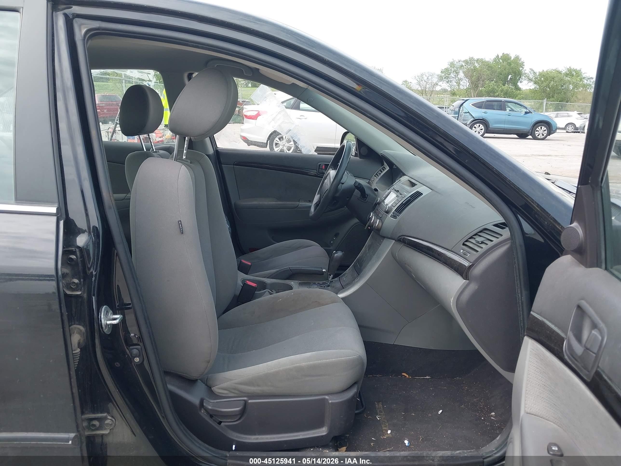 2009 Hyundai Sonata Gls Black vin: 5NPET46C89H483842