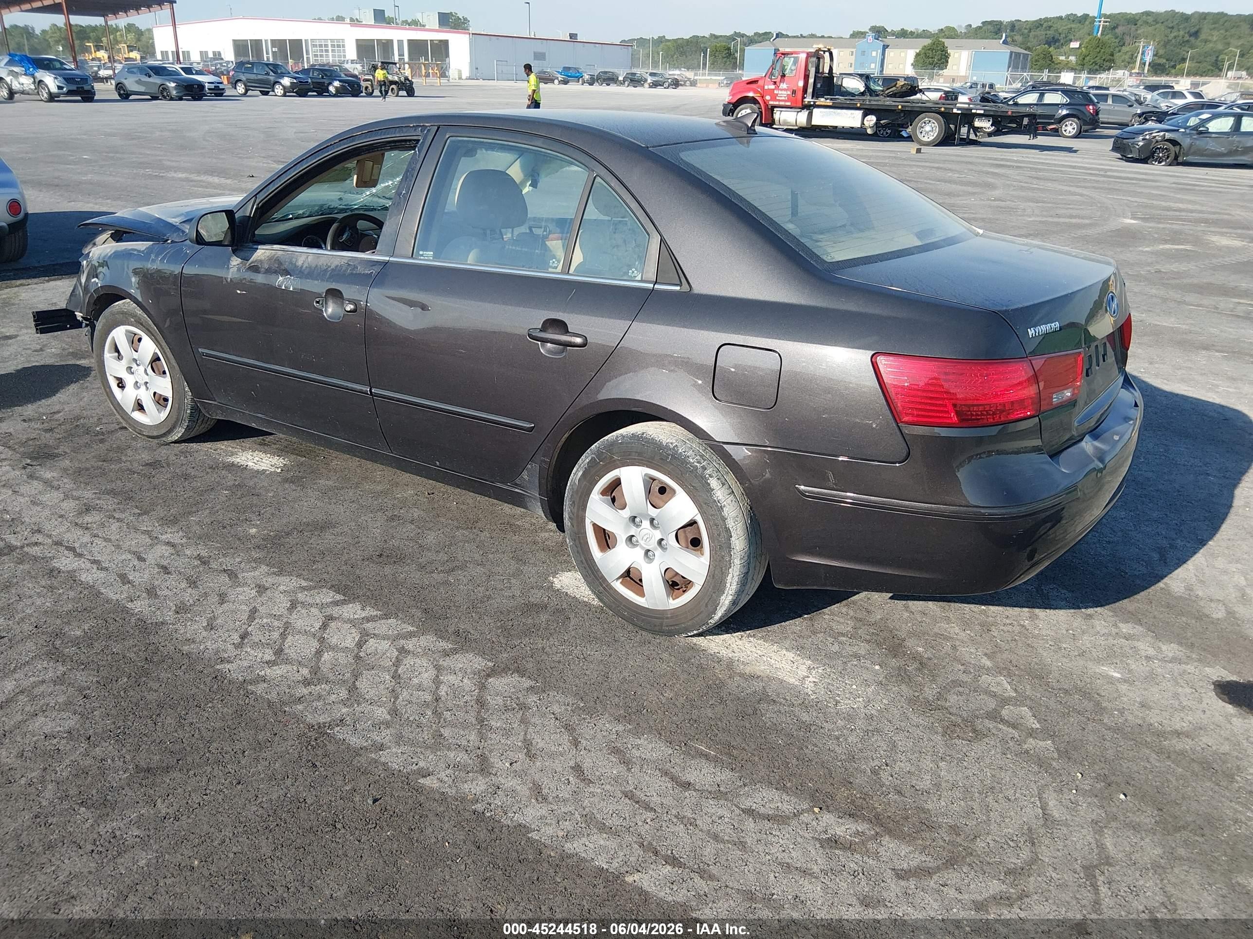 2009 Hyundai Sonata Gls Gray vin: 5NPET46C89H484764