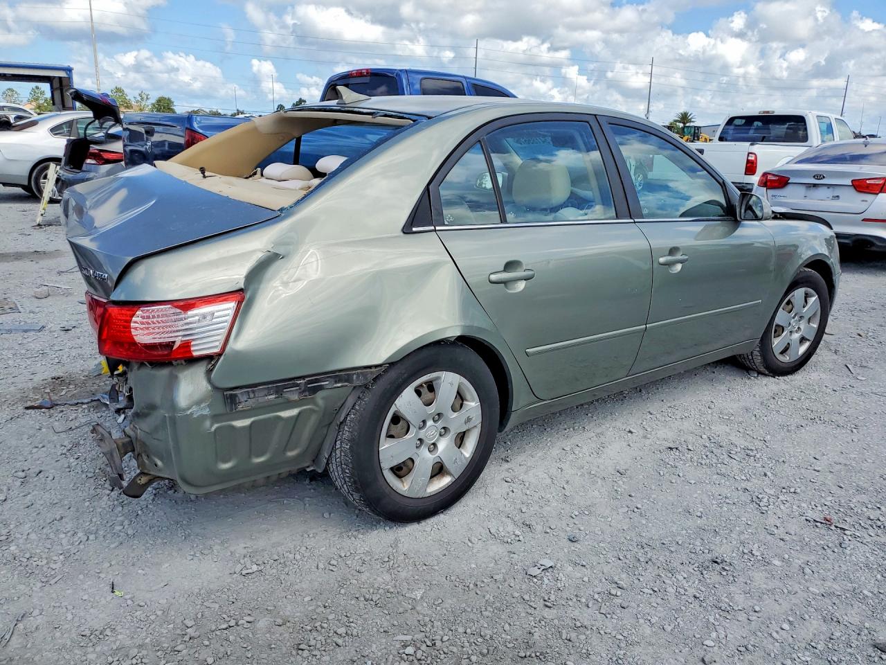 2009 Hyundai Sonata Gls Gray vin: 5NPET46C89H485641