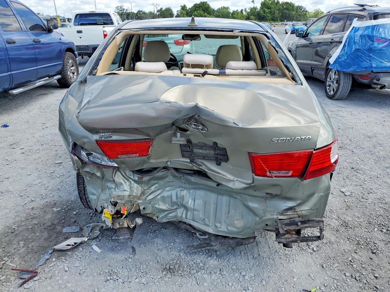 2009 Hyundai Sonata Gls Gray vin: 5NPET46C89H485641