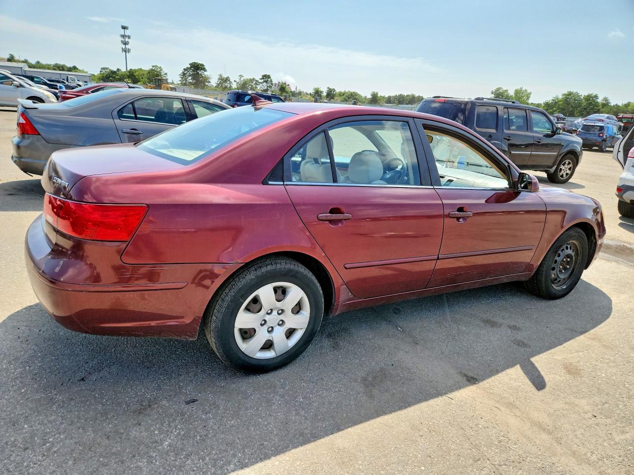2009 Hyundai Sonata Gls Burgundy vin: 5NPET46C89H505340