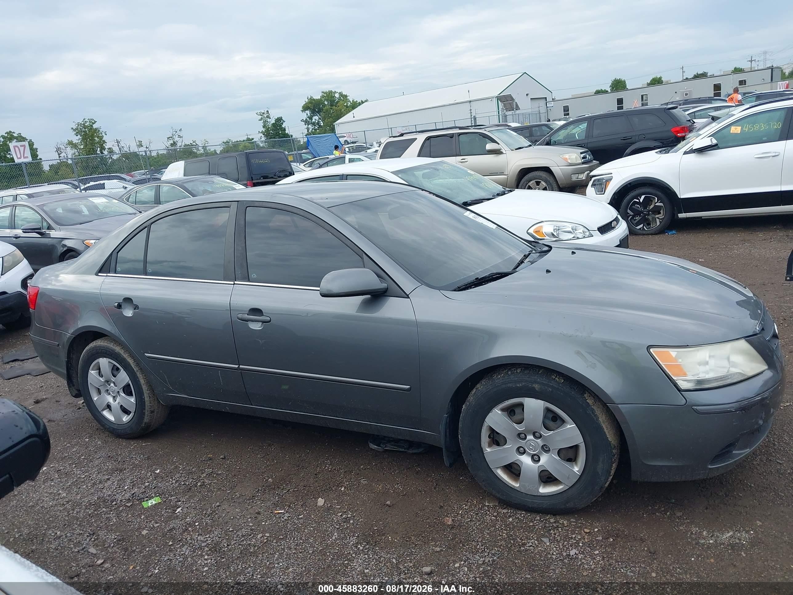 2009 Hyundai Sonata Gls Gray vin: 5NPET46C89H513499