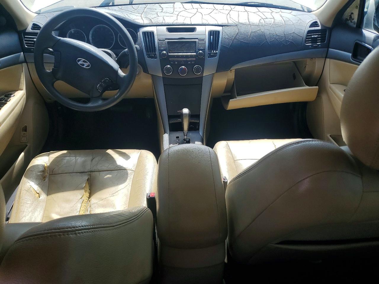 2009 Hyundai Sonata Gls White vin: 5NPET46C89H515009