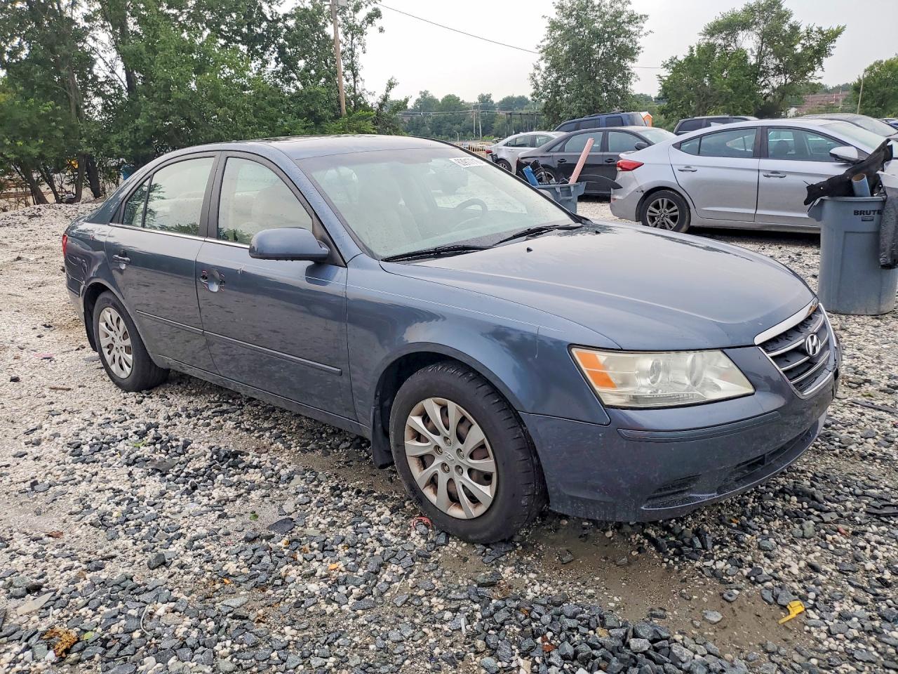 2009 Hyundai Sonata Gls Gray vin: 5NPET46C89H524597