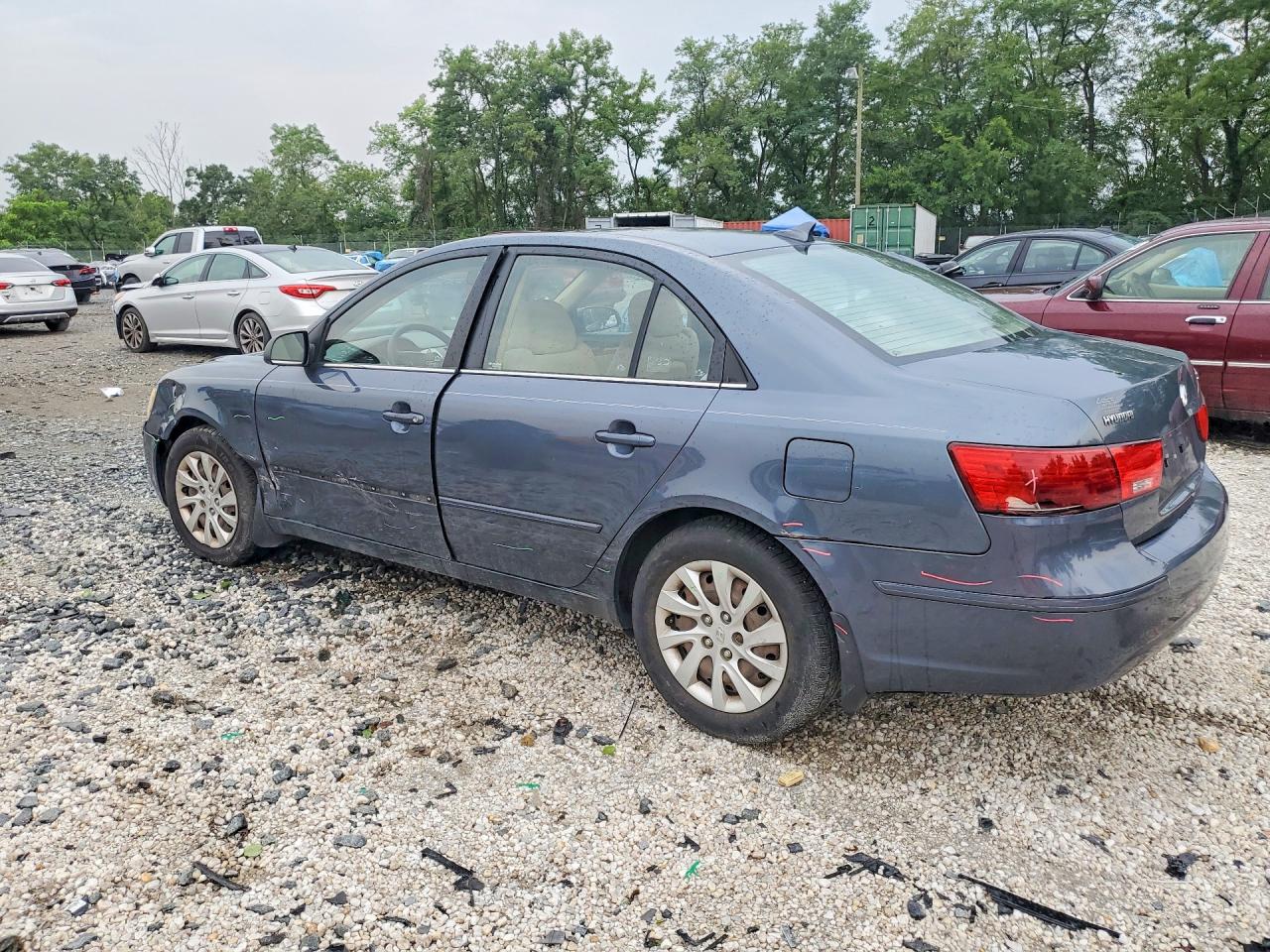 2009 Hyundai Sonata Gls Gray vin: 5NPET46C89H524597