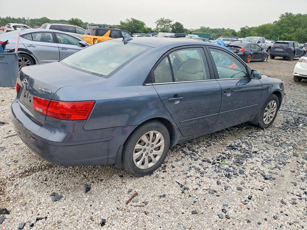 2009 Hyundai Sonata Gls Gray vin: 5NPET46C89H524597