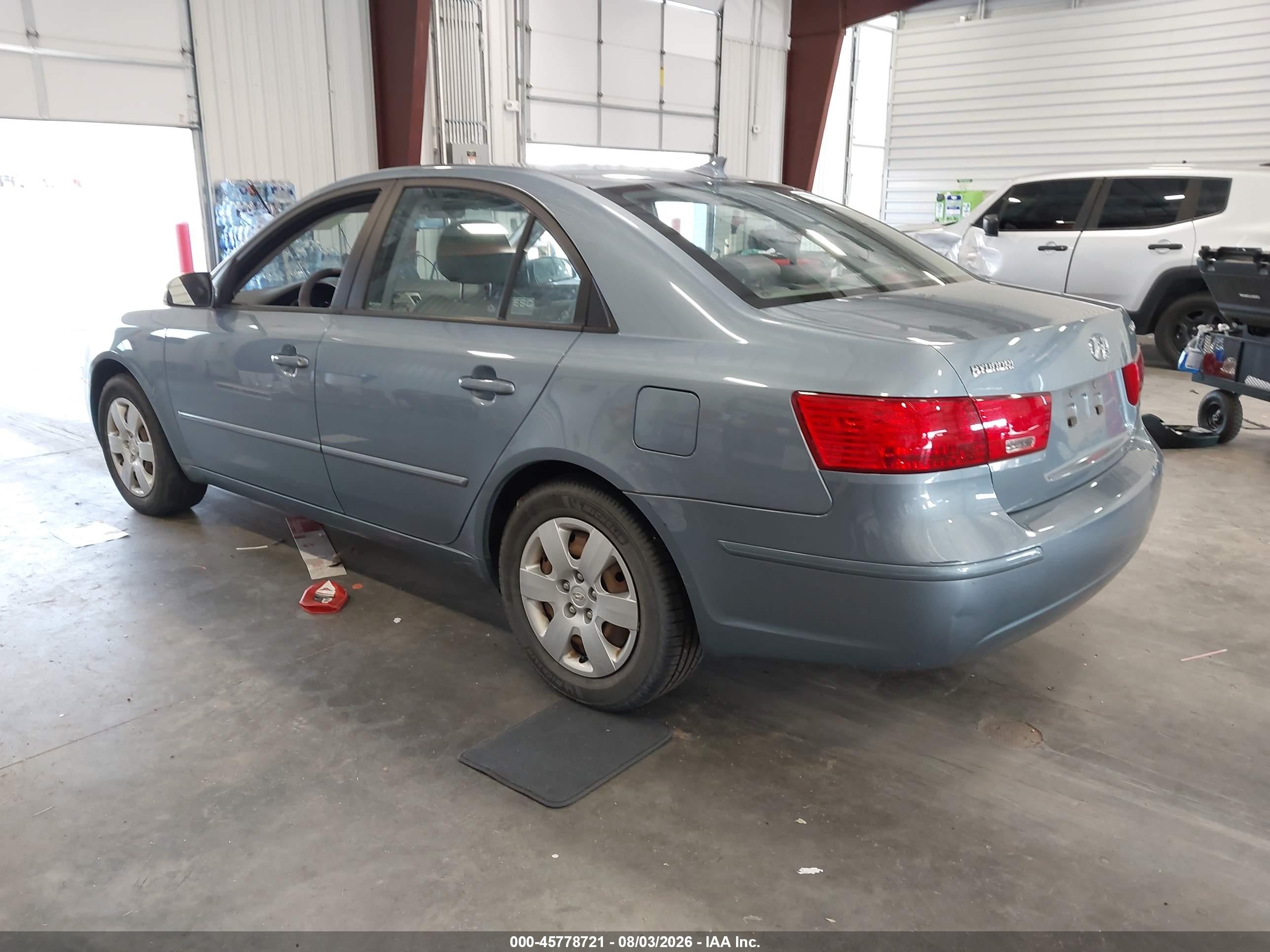 2009 Hyundai Sonata Gls Blue vin: 5NPET46C89H528620