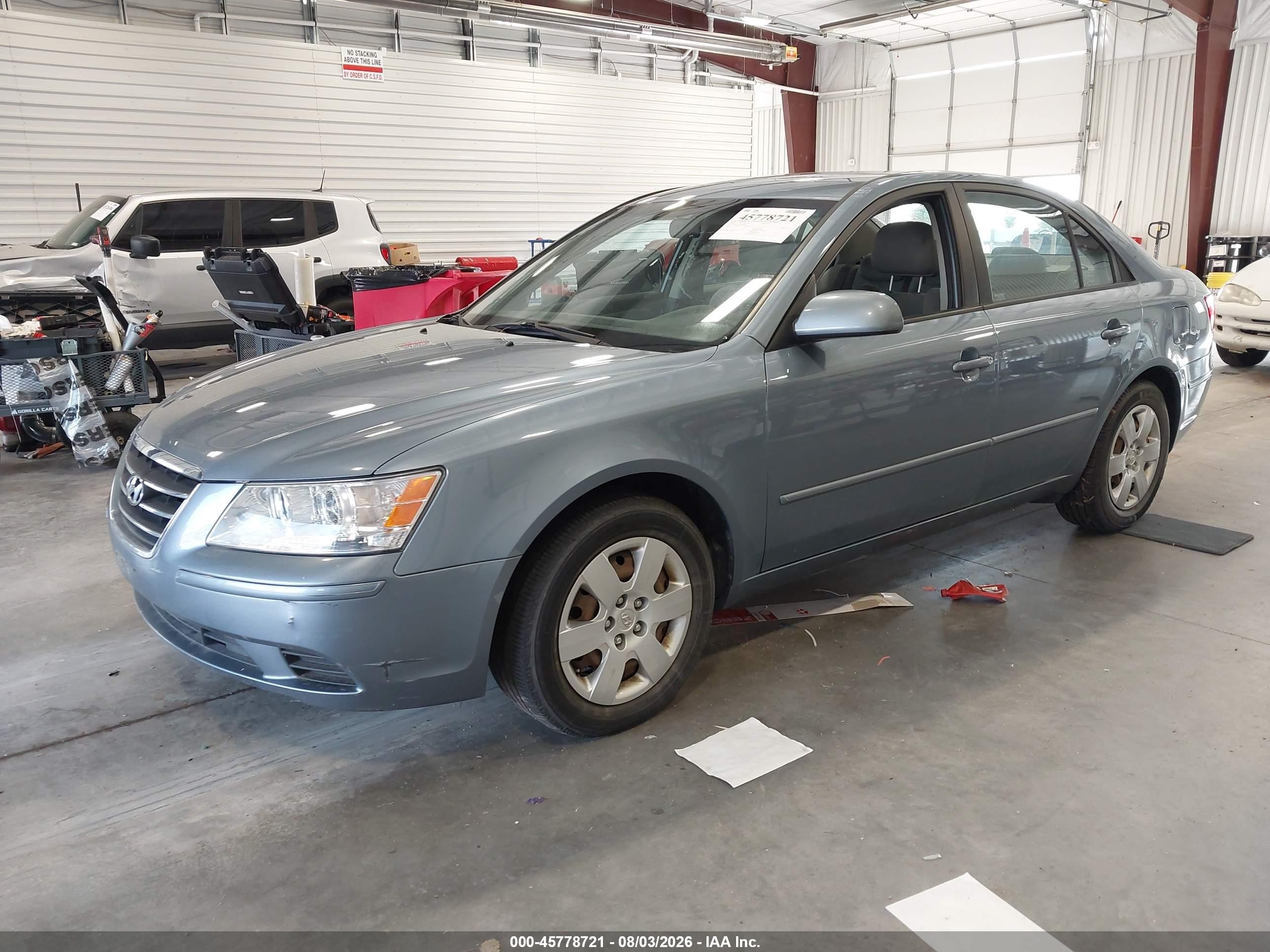 2009 Hyundai Sonata Gls Blue vin: 5NPET46C89H528620
