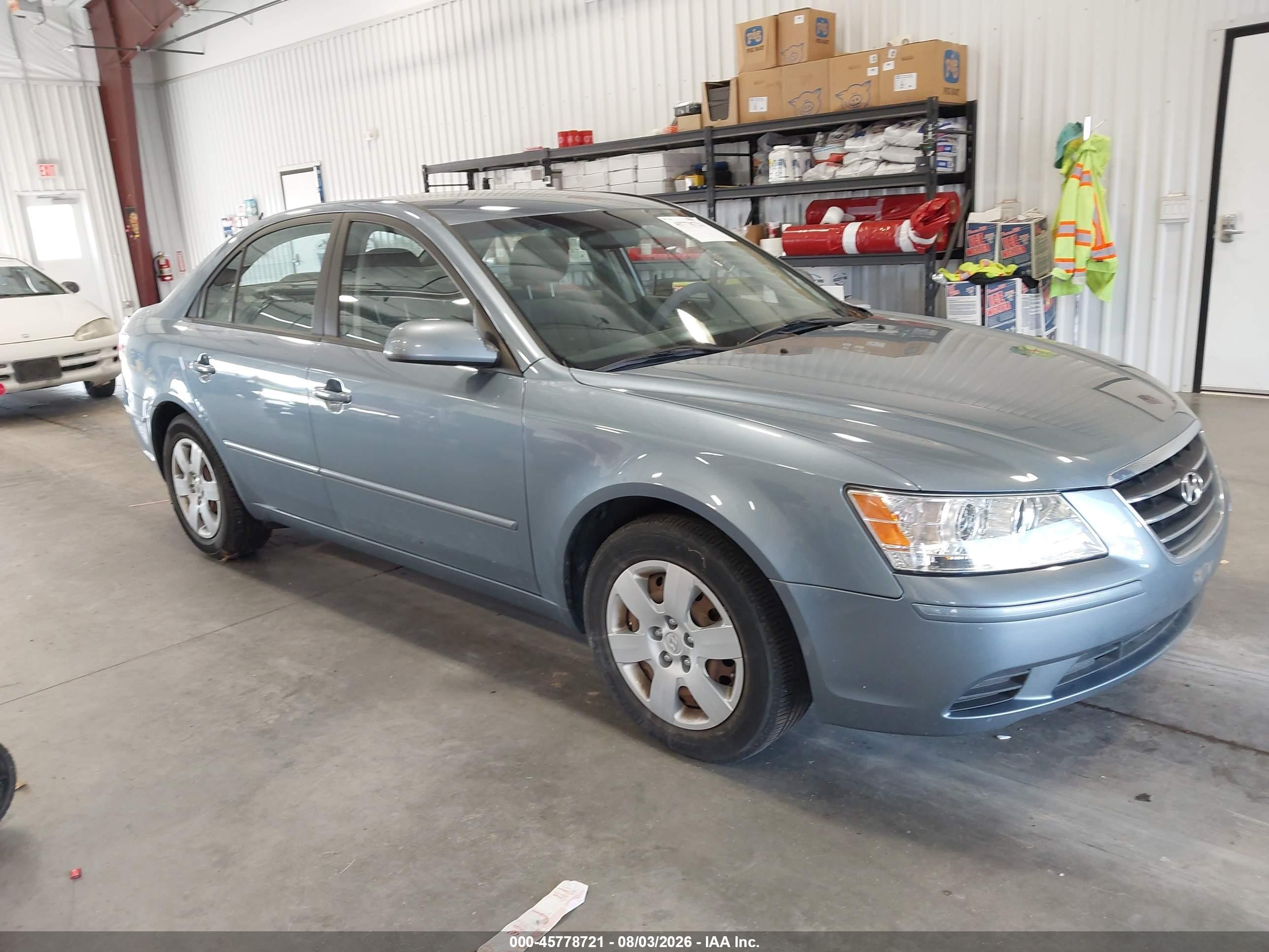 2009 Hyundai Sonata Gls Blue vin: 5NPET46C89H528620