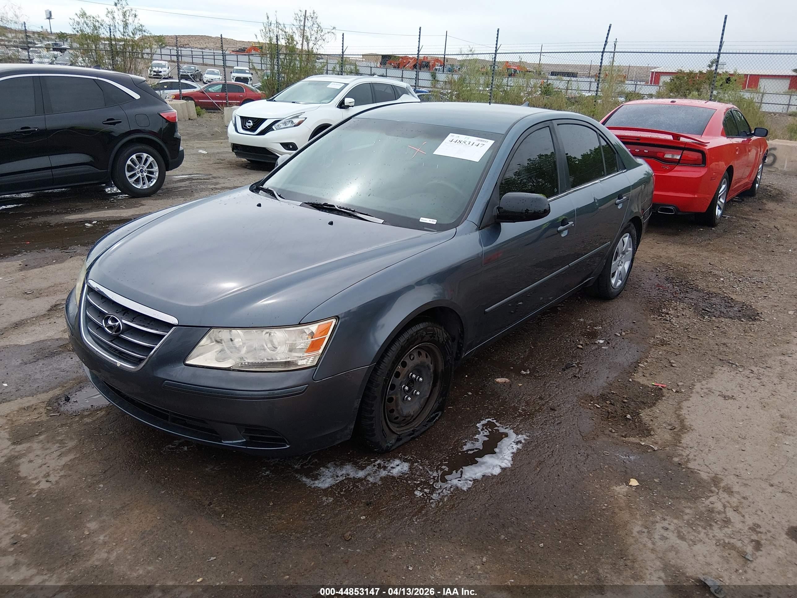 2009 Hyundai Sonata Gls Blue vin: 5NPET46C89H557874