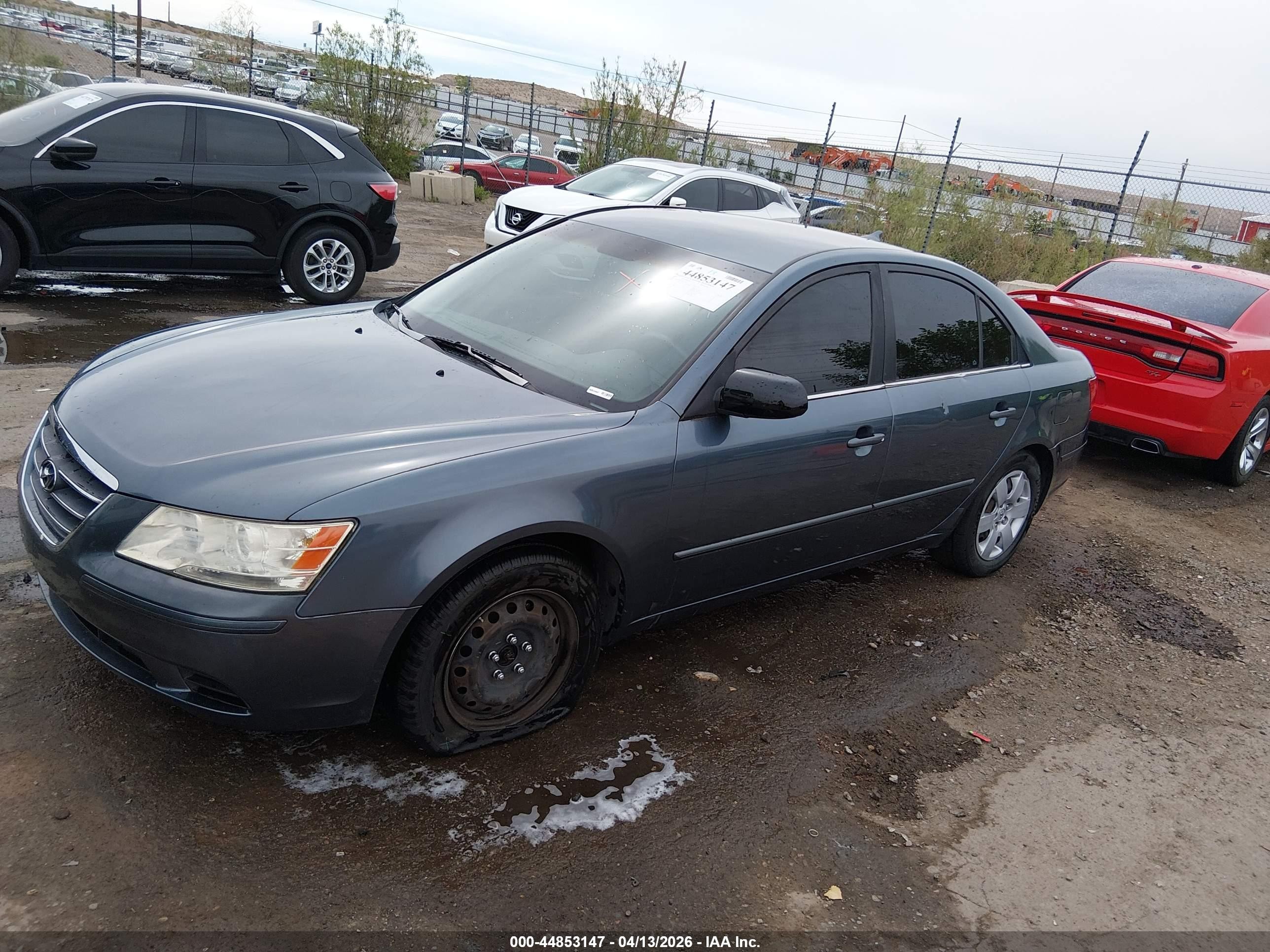2009 Hyundai Sonata Gls Blue vin: 5NPET46C89H557874