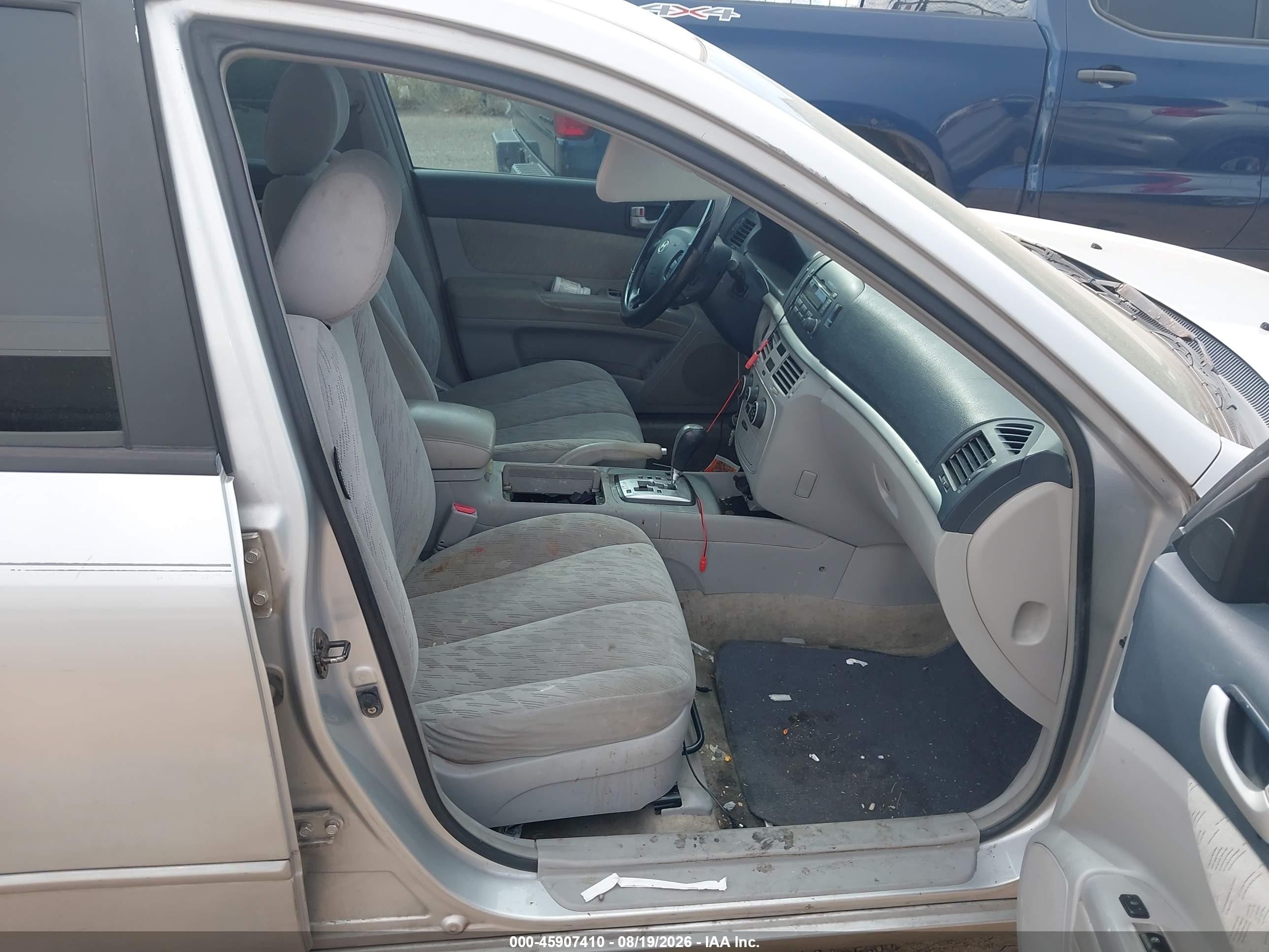 2006 Hyundai Sonata Gl Silver vin: 5NPET46C96H123765