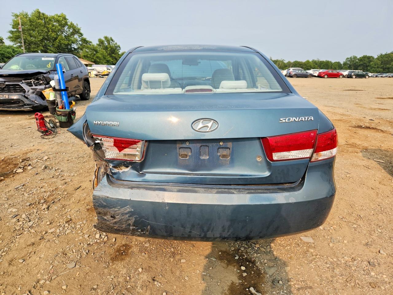 2007 Hyundai Sonata Gls Blue vin: 5NPET46C97H224340