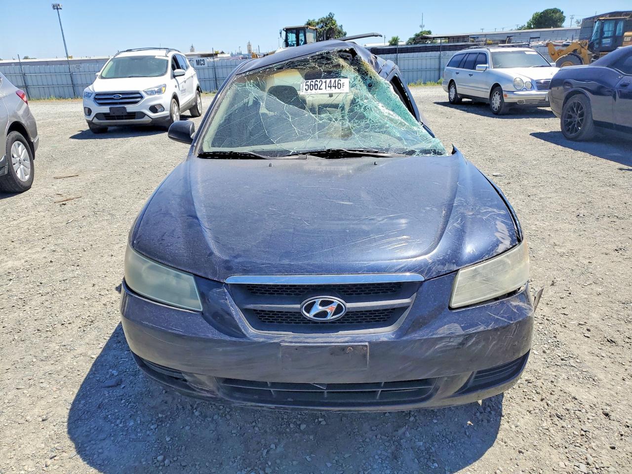 2007 Hyundai Sonata Gls Blue vin: 5NPET46C97H224662