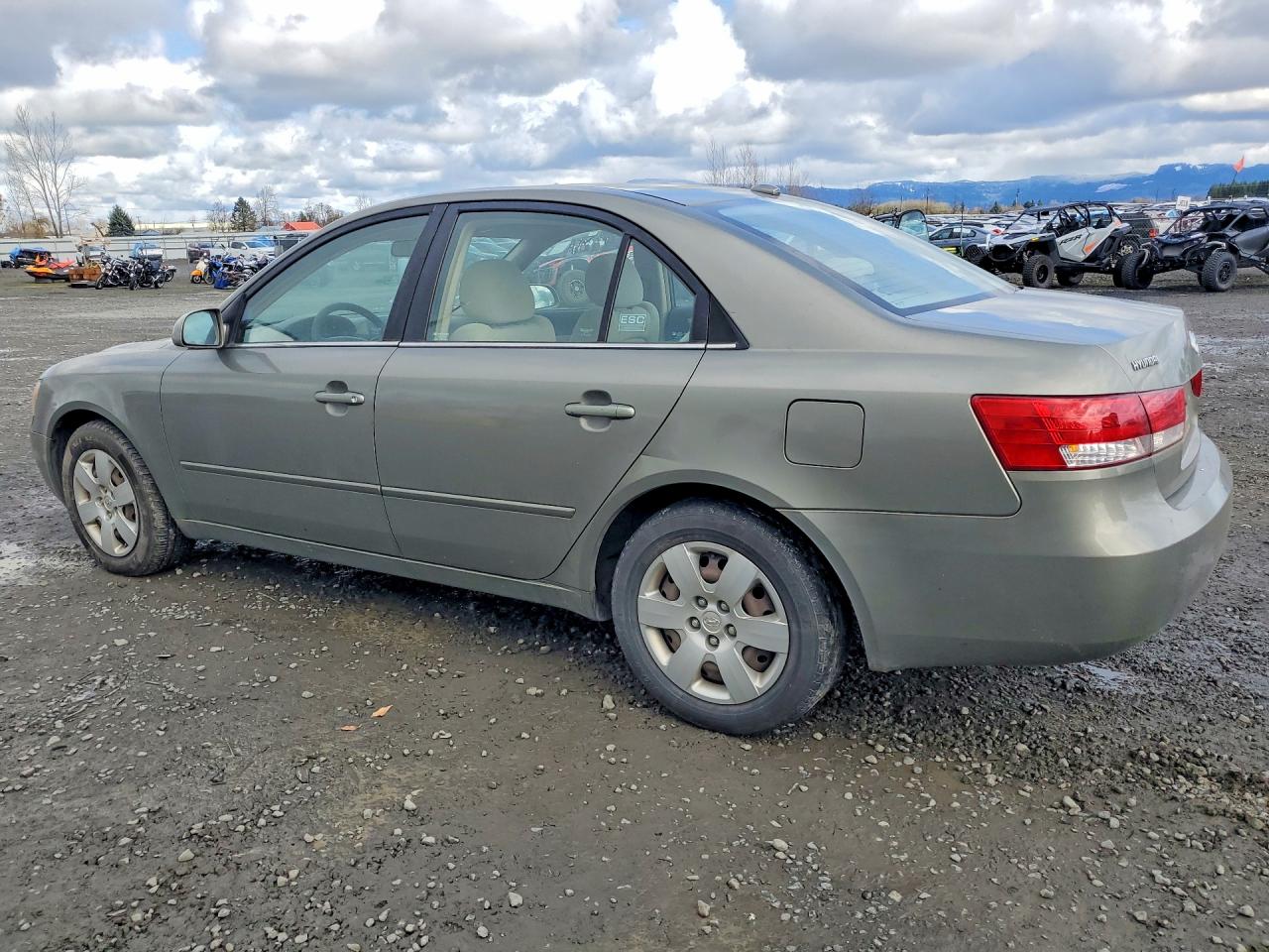 2007 Hyundai Sonata Gls Серый vin: 5NPET46C97H284702