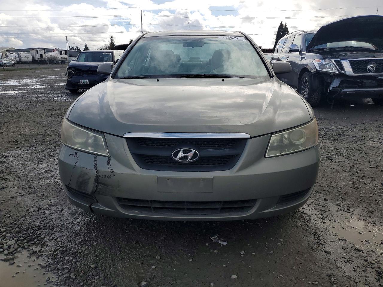 2007 Hyundai Sonata Gls Серый vin: 5NPET46C97H284702