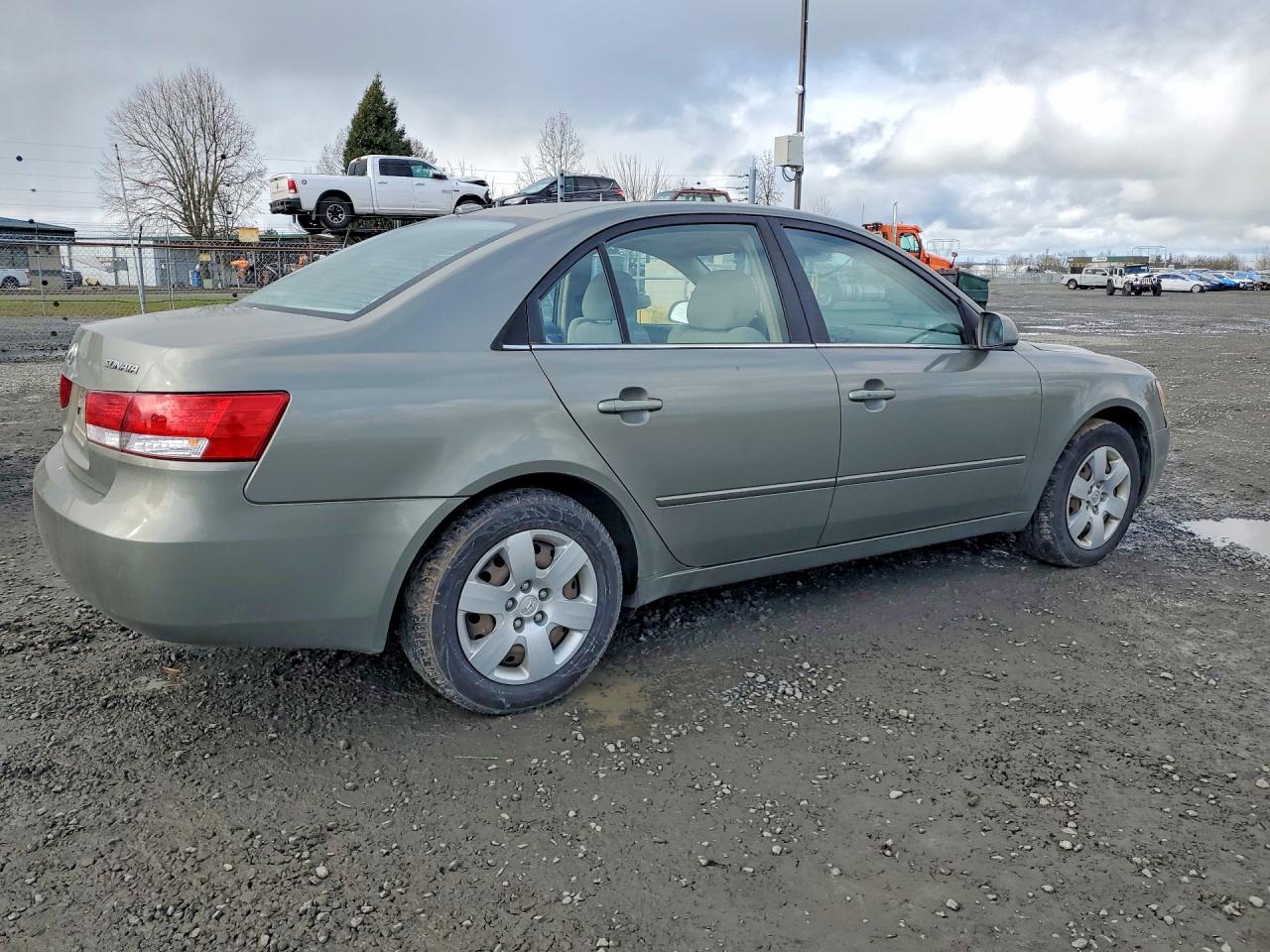 2007 Hyundai Sonata Gls Серый vin: 5NPET46C97H284702