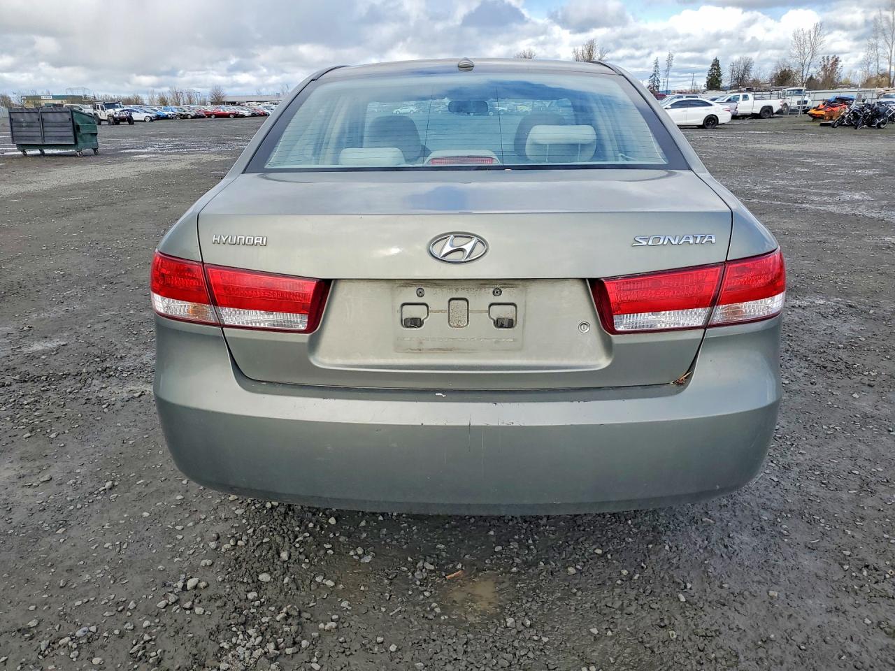 2007 Hyundai Sonata Gls Серый vin: 5NPET46C97H284702