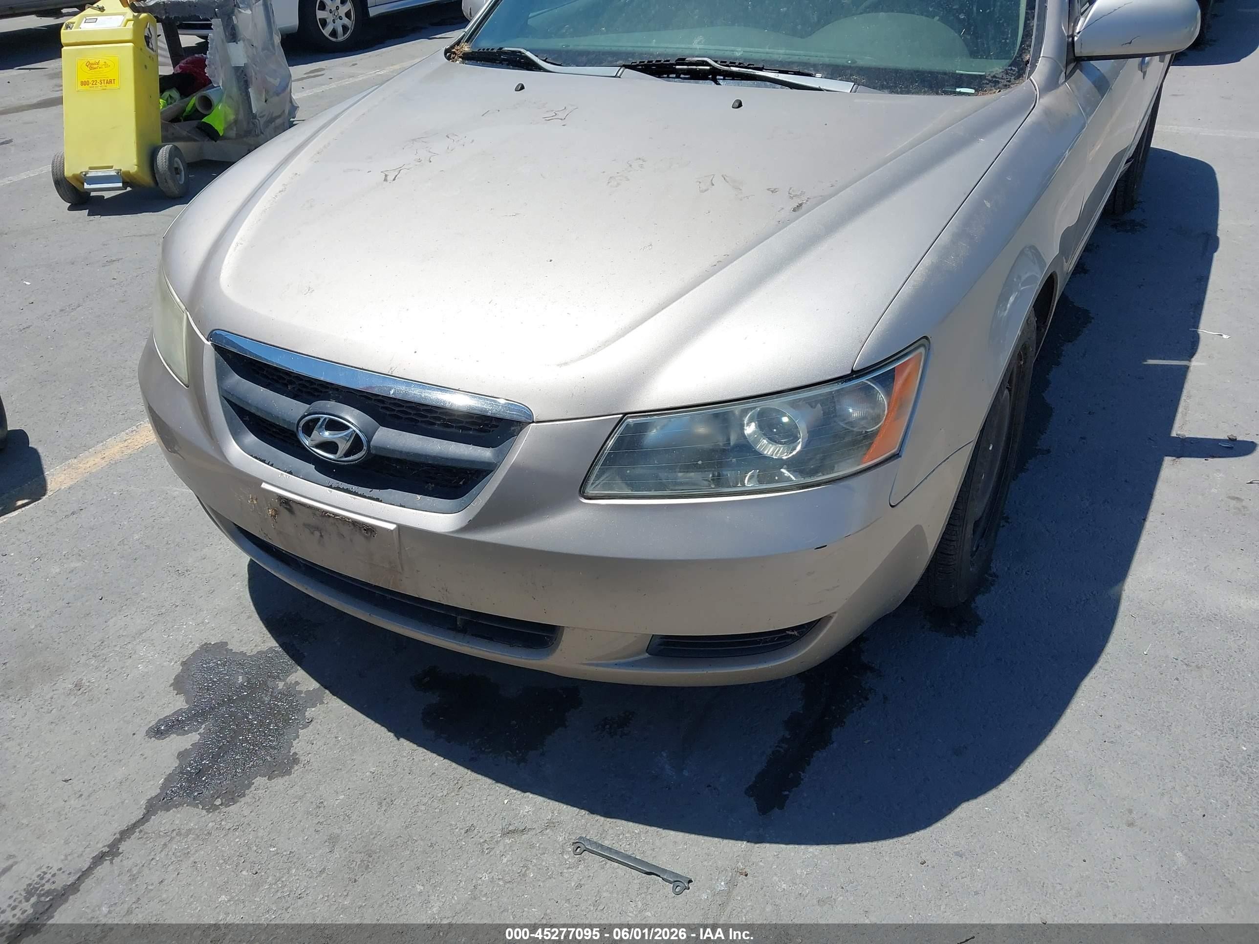 2008 Hyundai Sonata Gls Золотой vin: 5NPET46C98H344317