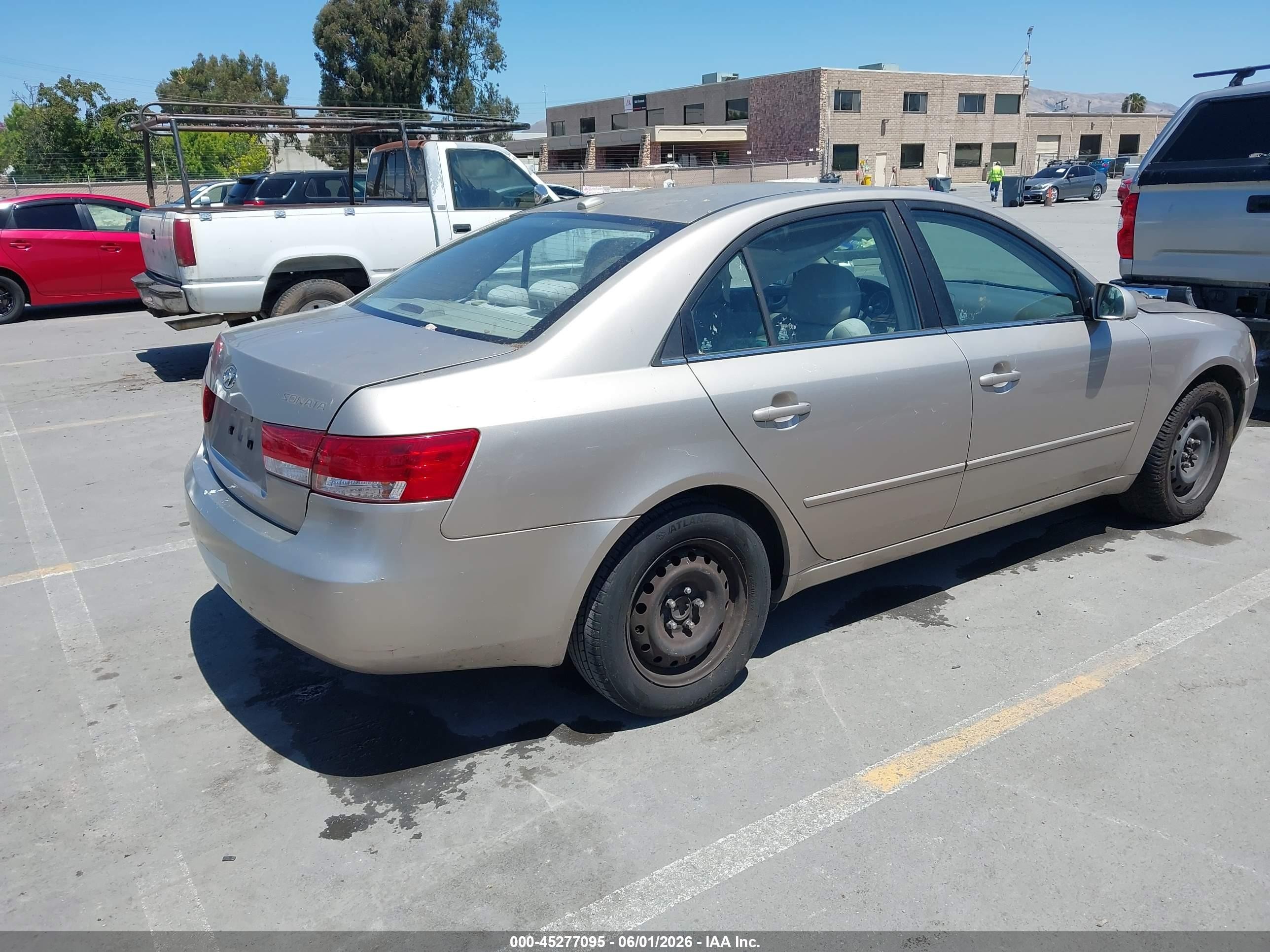 2008 Hyundai Sonata Gls Золотой vin: 5NPET46C98H344317