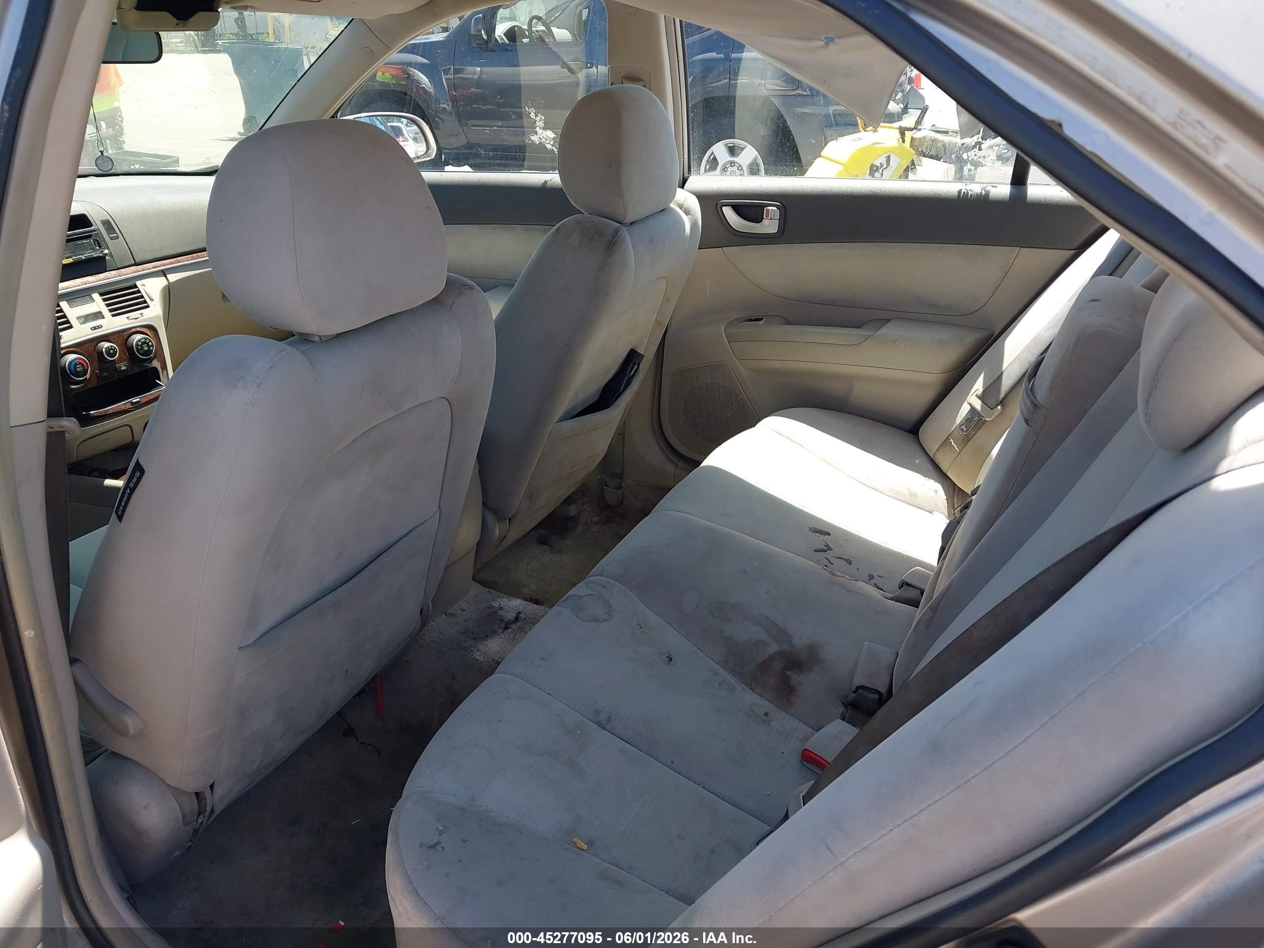 2008 Hyundai Sonata Gls Золотой vin: 5NPET46C98H344317