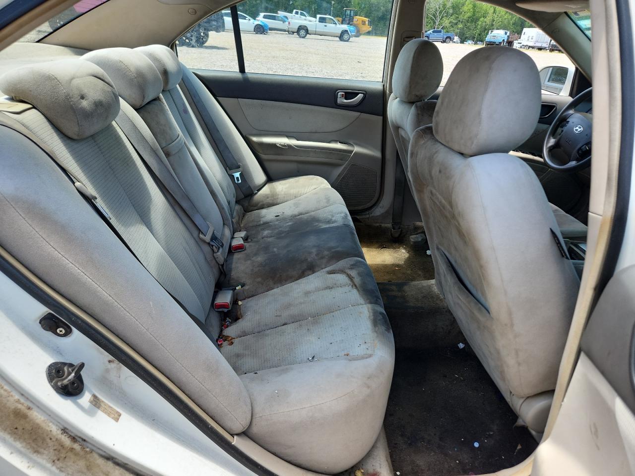 2008 Hyundai Sonata Gls White vin: 5NPET46C98H348304