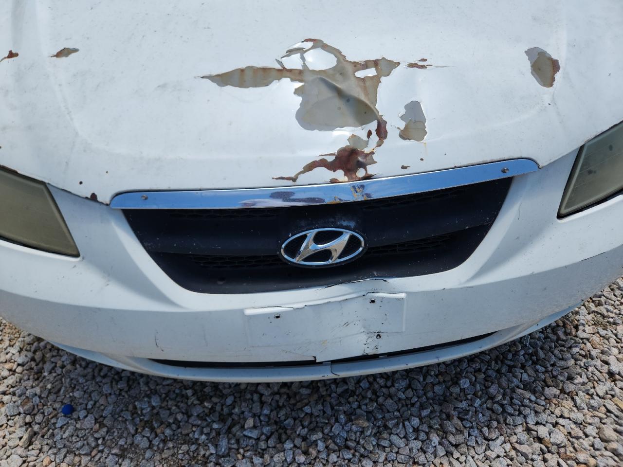 2008 Hyundai Sonata Gls White vin: 5NPET46C98H348304