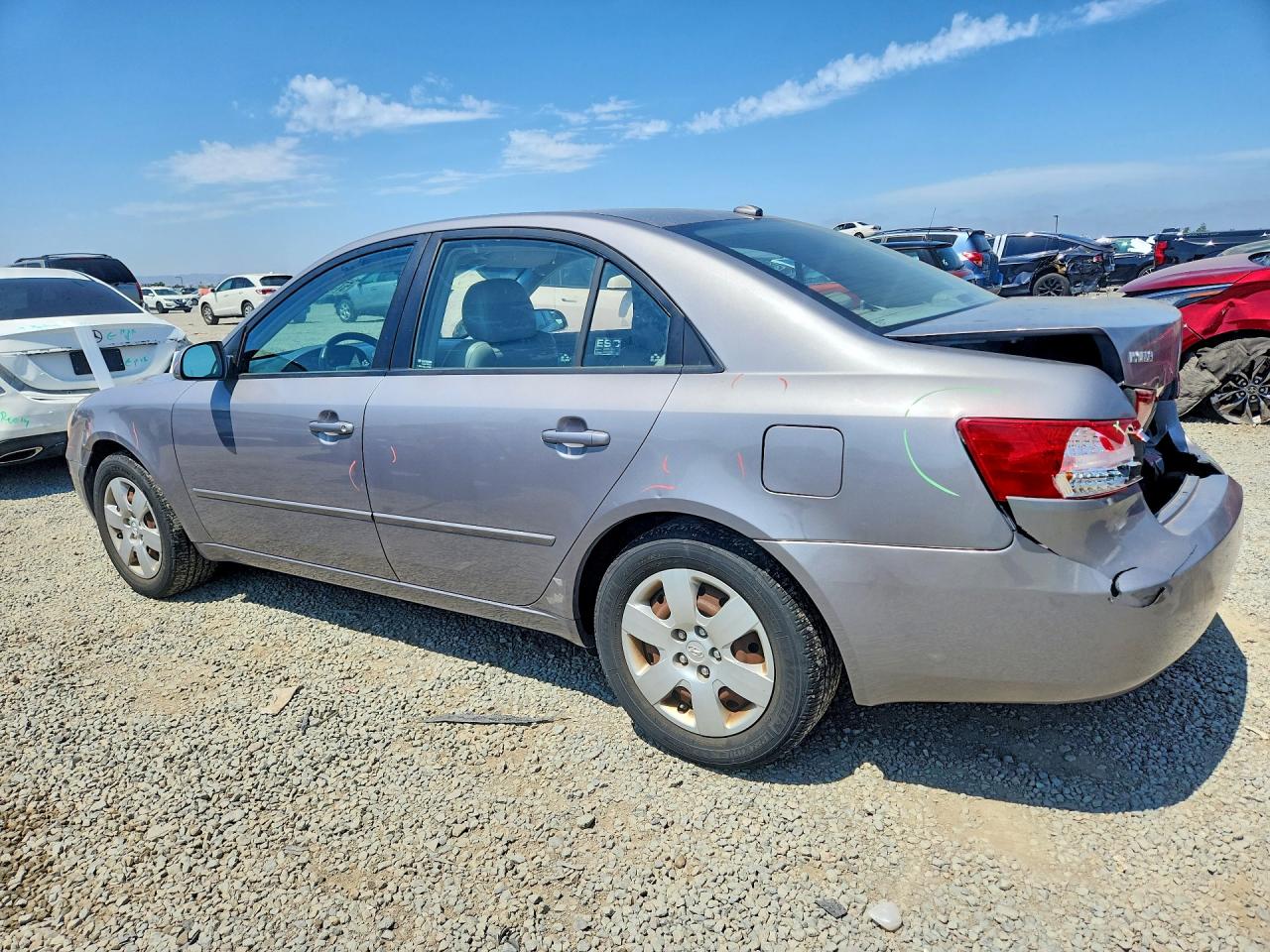 2008 Hyundai Sonata Gls Blue vin: 5NPET46C98H373316