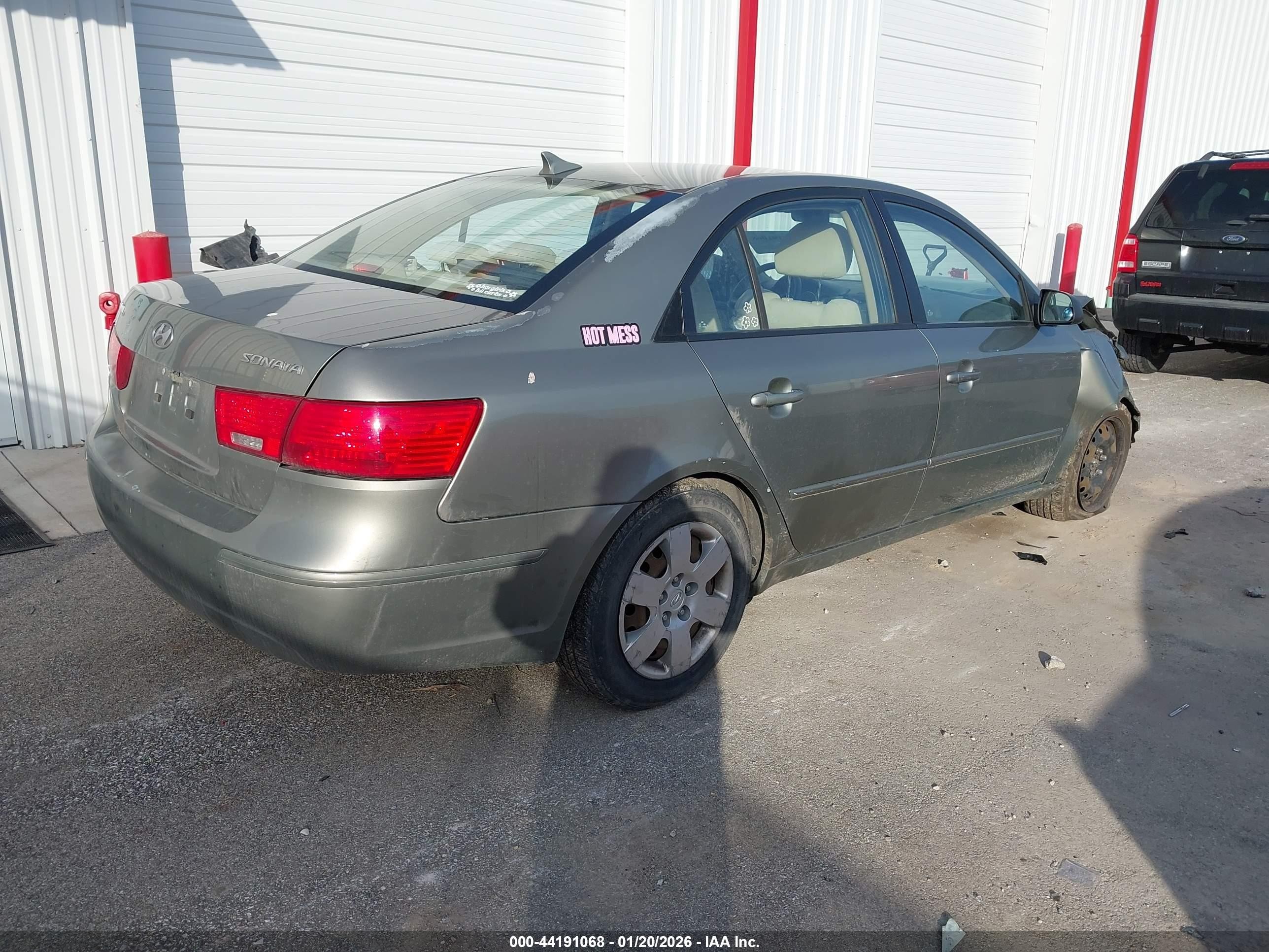 2009 Hyundai Sonata Gls Серый vin: 5NPET46C99H405182