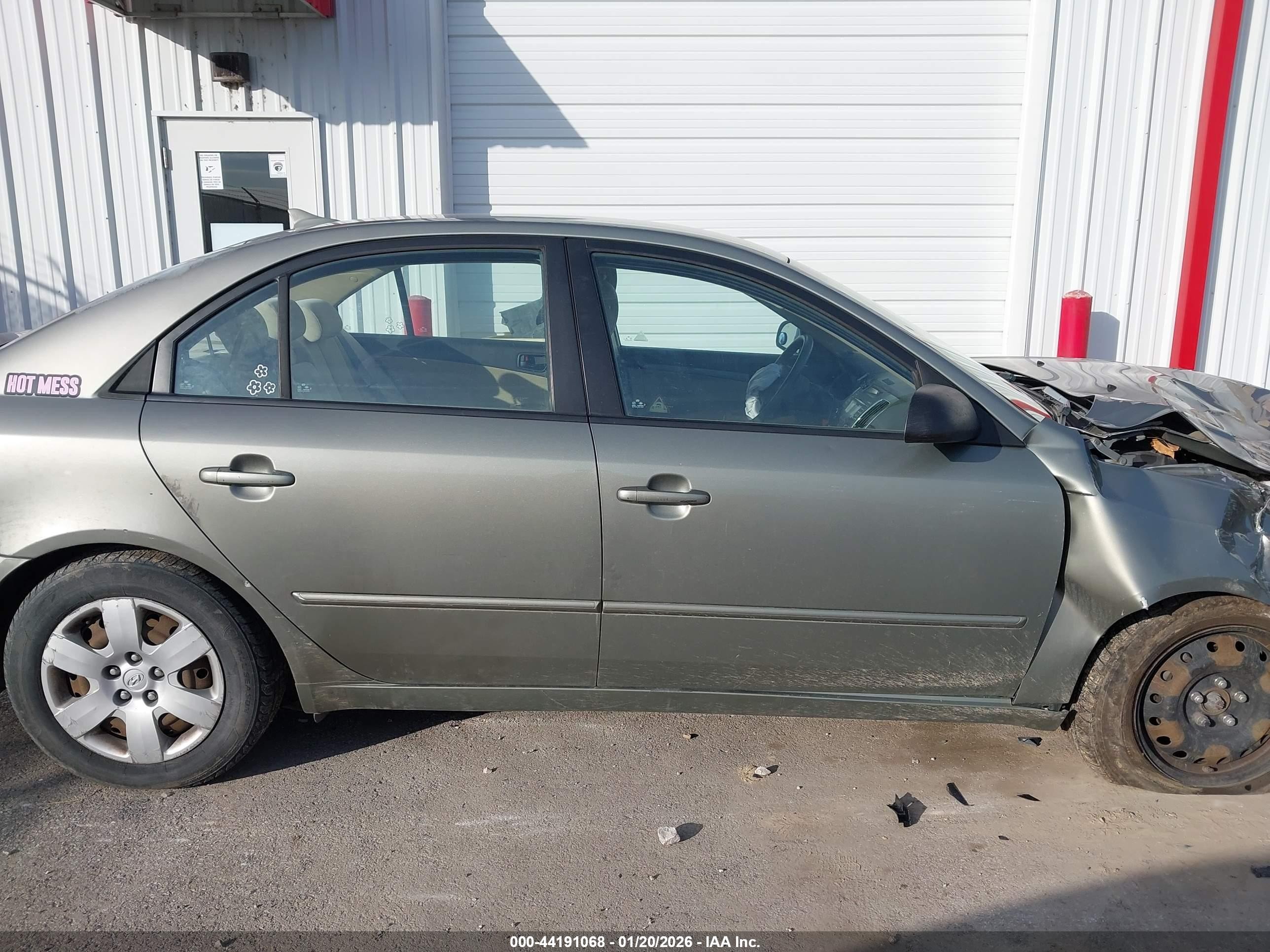 2009 Hyundai Sonata Gls Серый vin: 5NPET46C99H405182