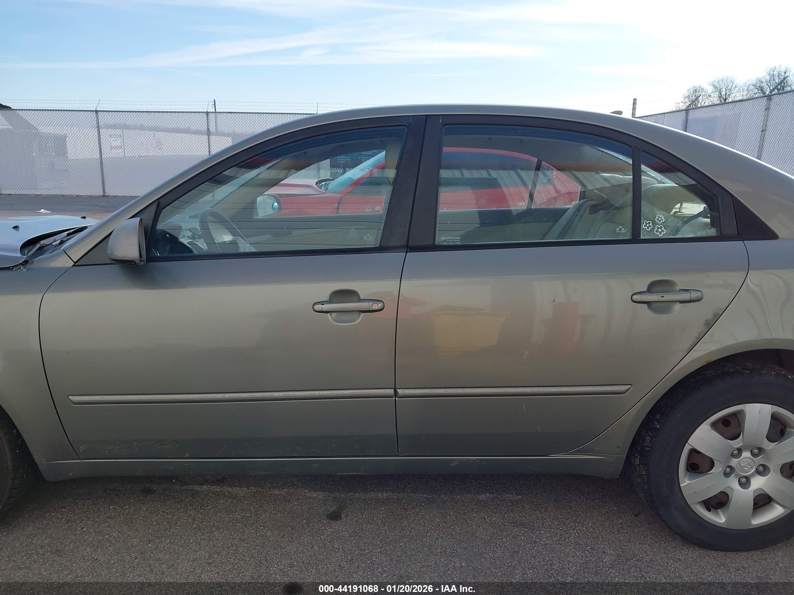 2009 Hyundai Sonata Gls Серый vin: 5NPET46C99H405182