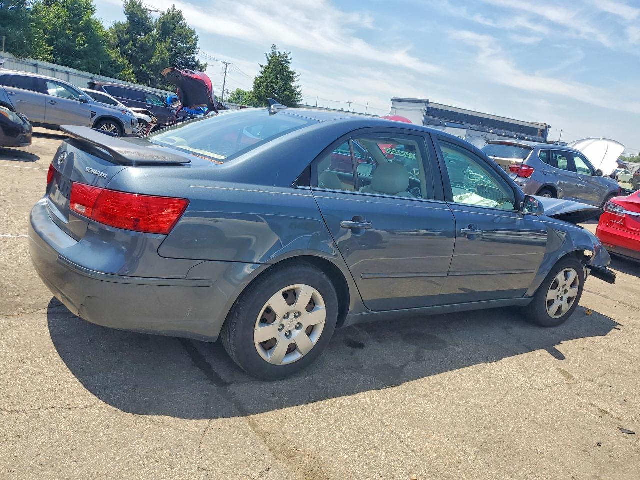 2009 Hyundai Sonata Gls Серый vin: 5NPET46C99H408440