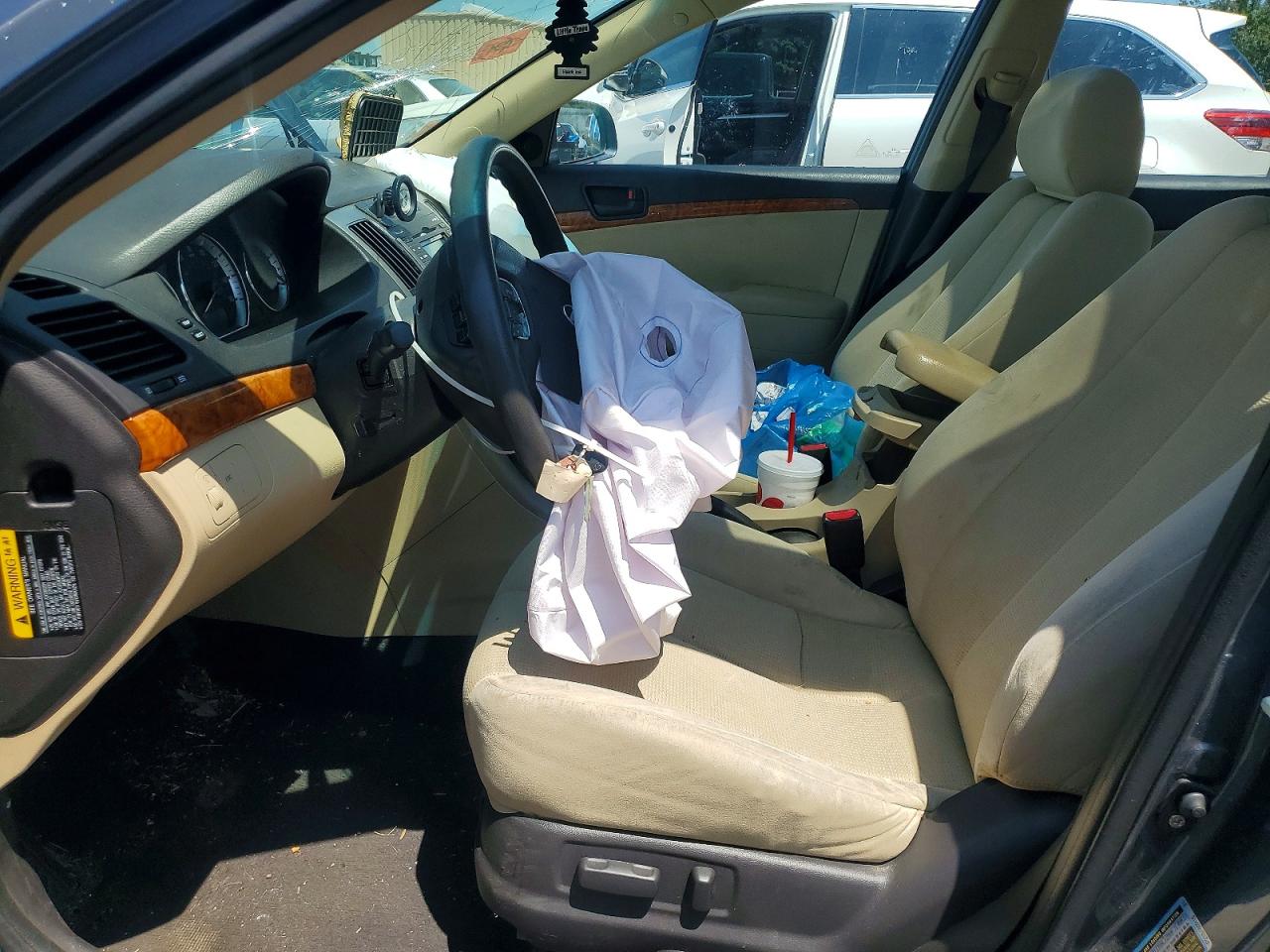 2009 Hyundai Sonata Gls Серый vin: 5NPET46C99H408440