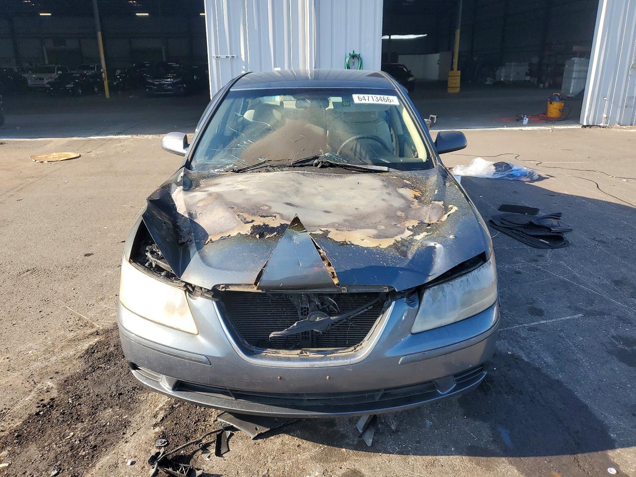 2009 Hyundai Sonata Gls Gray vin: 5NPET46C99H411242