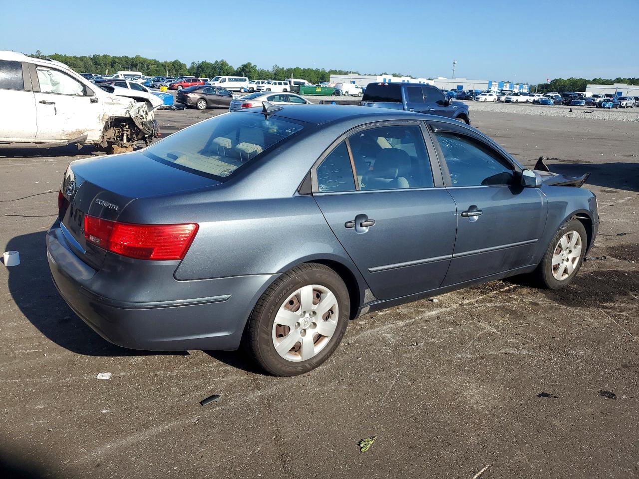 2009 Hyundai Sonata Gls Gray vin: 5NPET46C99H411242