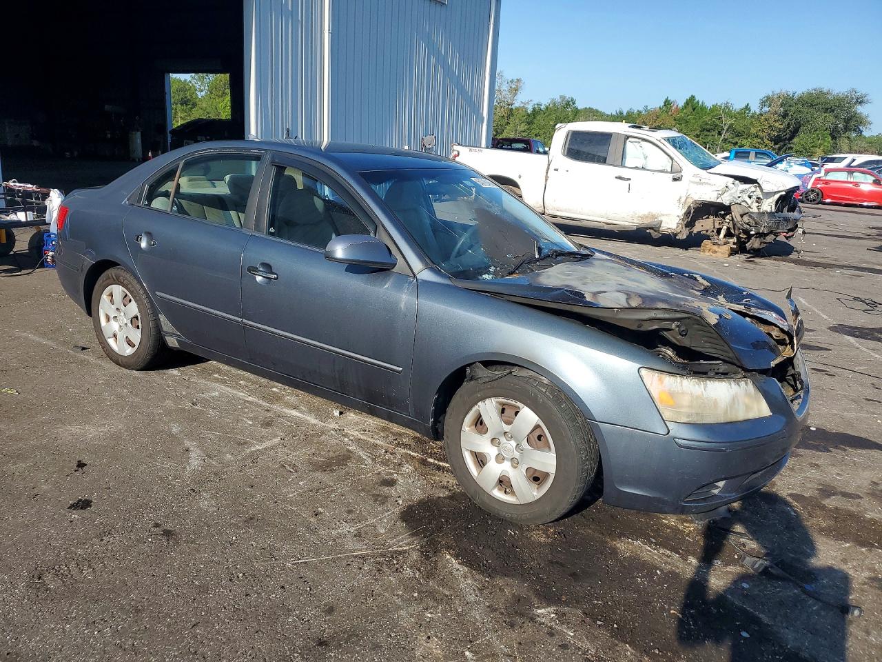 2009 Hyundai Sonata Gls Gray vin: 5NPET46C99H411242