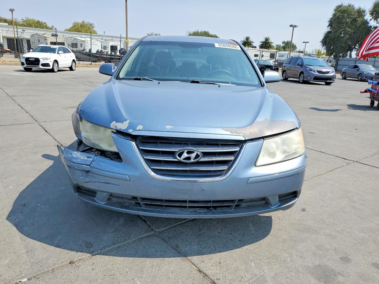 2009 Hyundai Sonata Gls Blue vin: 5NPET46C99H433645