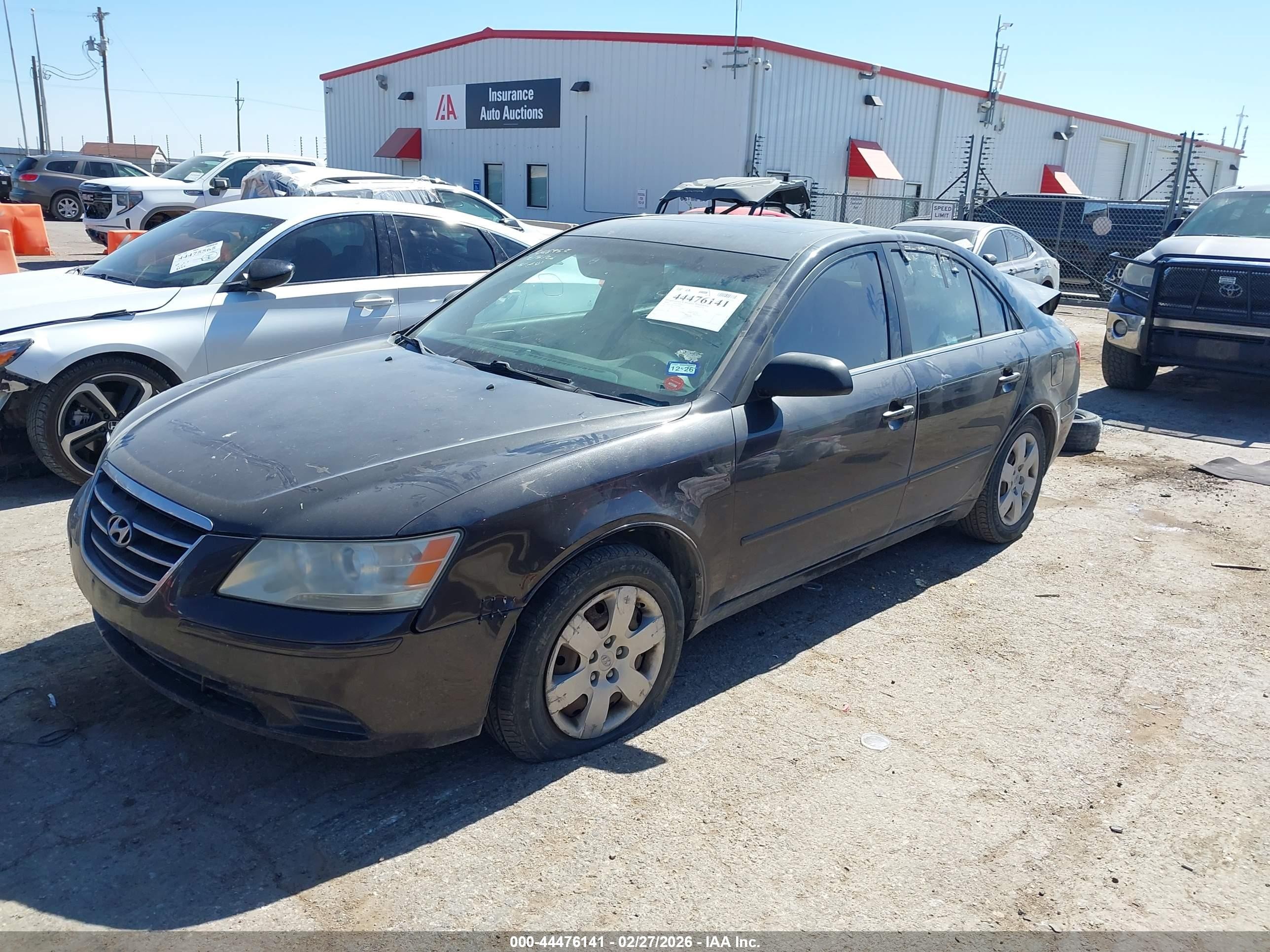 2009 Hyundai Sonata Gls Gray vin: 5NPET46C99H465866