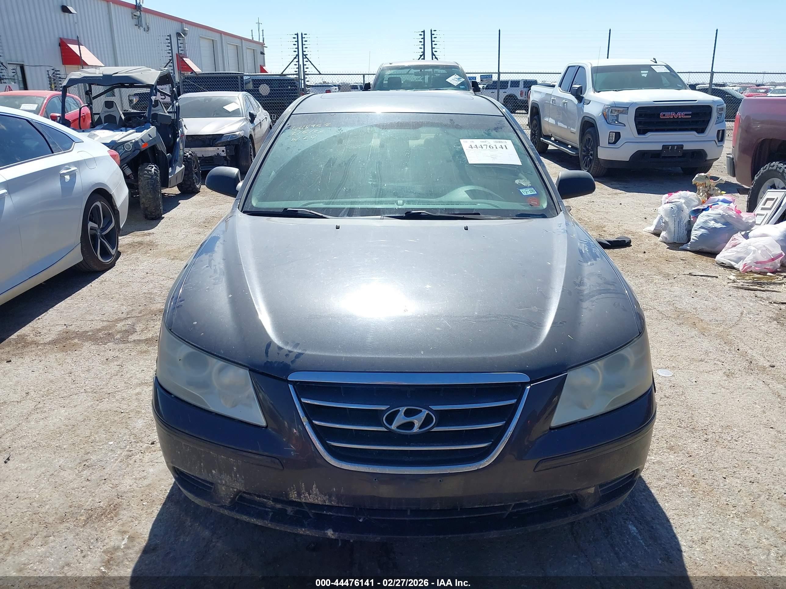 2009 Hyundai Sonata Gls Gray vin: 5NPET46C99H465866