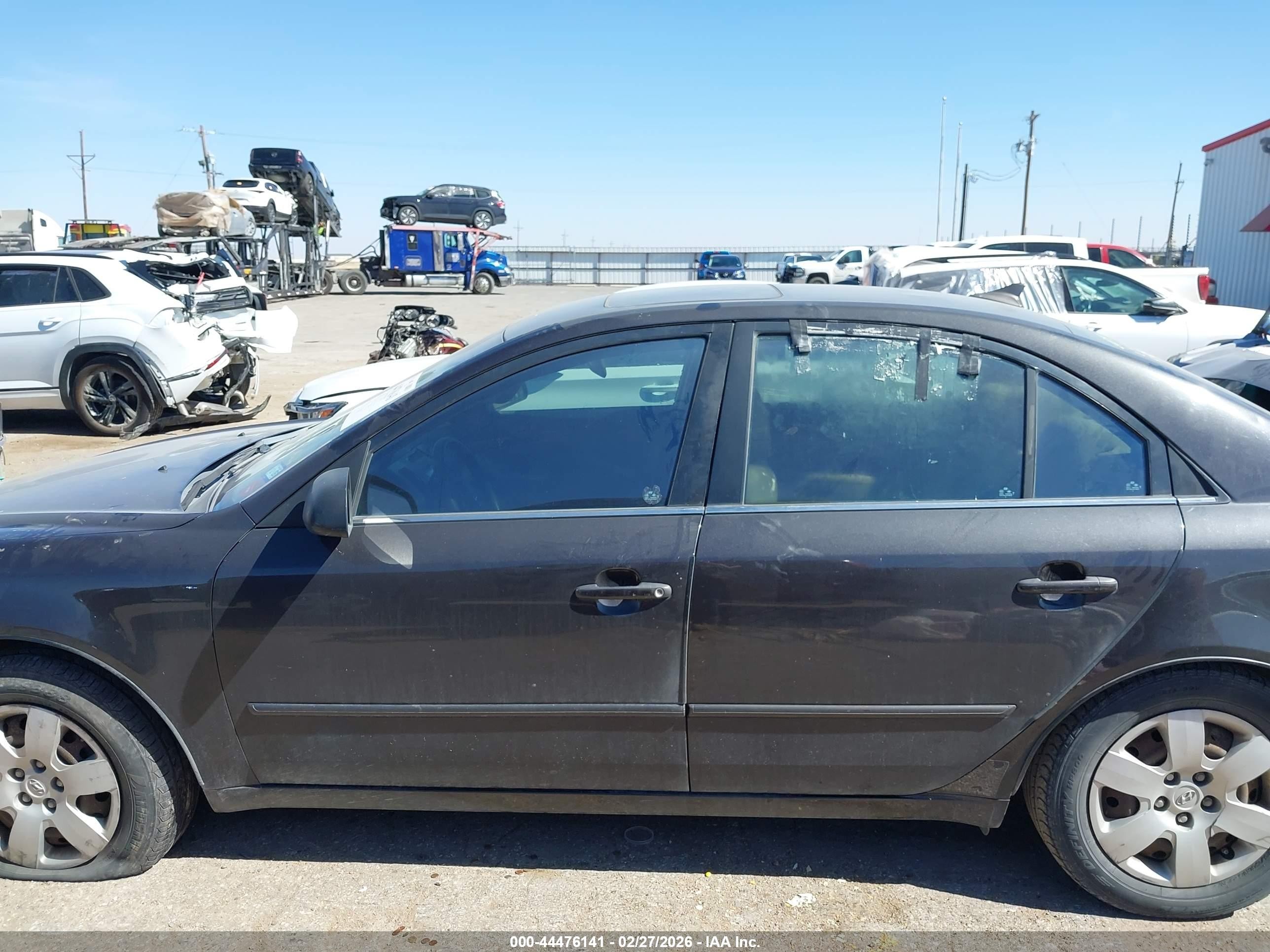 2009 Hyundai Sonata Gls Gray vin: 5NPET46C99H465866