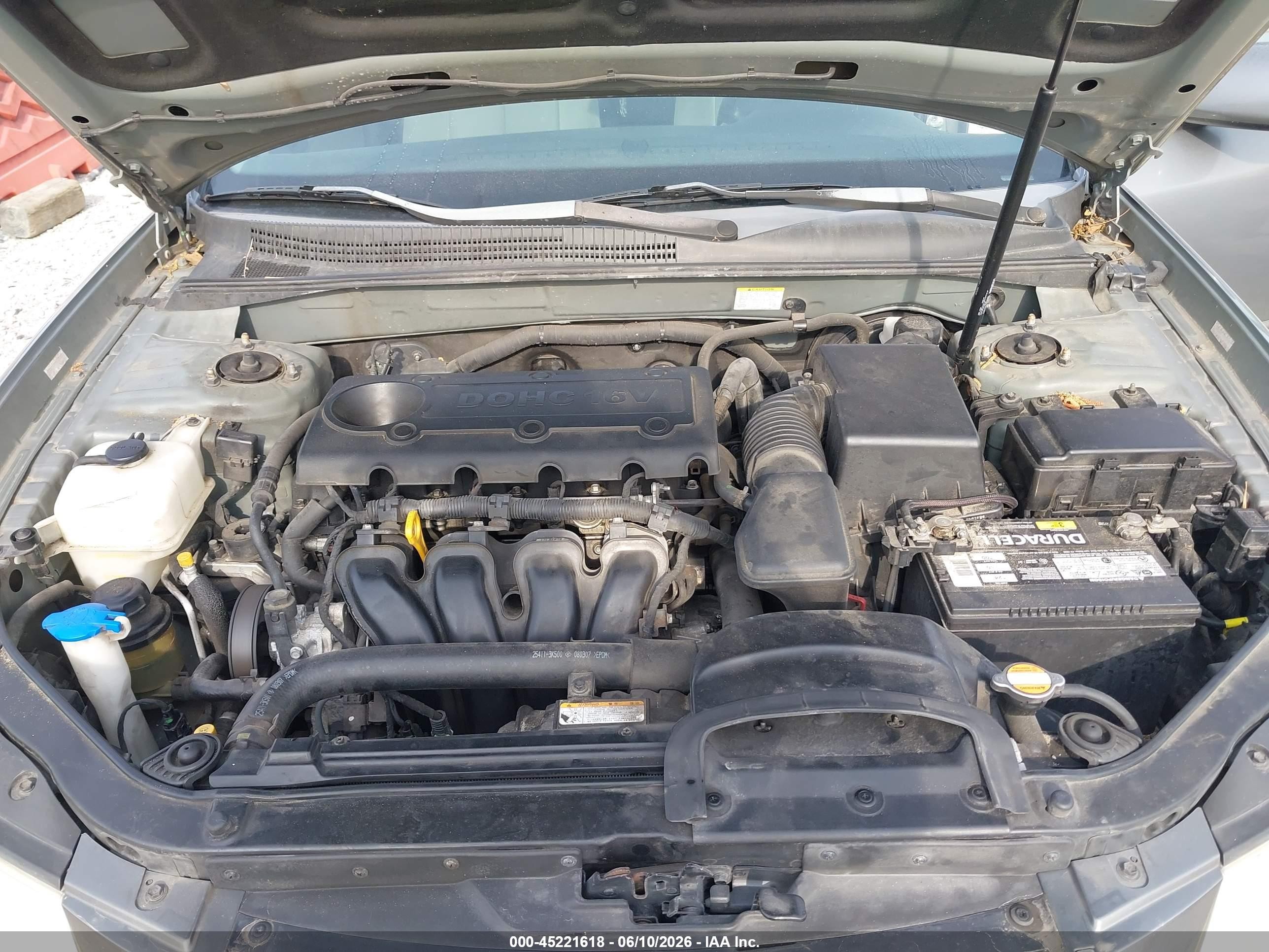 2009 Hyundai Sonata Gls Серый vin: 5NPET46C99H467102