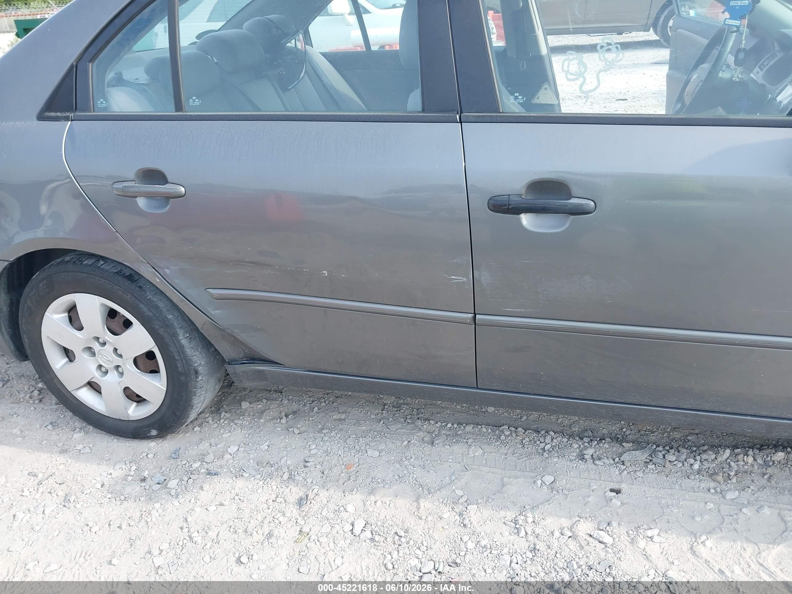 2009 Hyundai Sonata Gls Серый vin: 5NPET46C99H467102